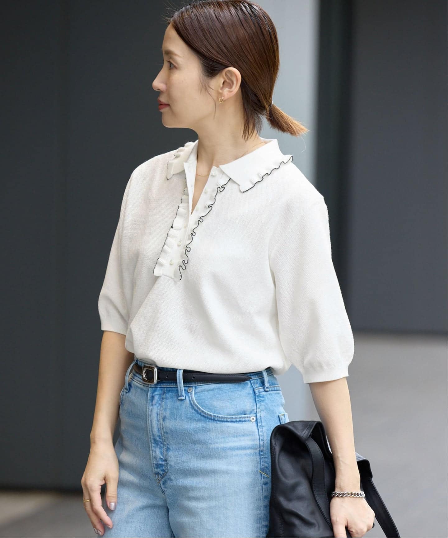 WEB限定/追加2》フリルプルオーバー（ニット／セーター）｜IENA