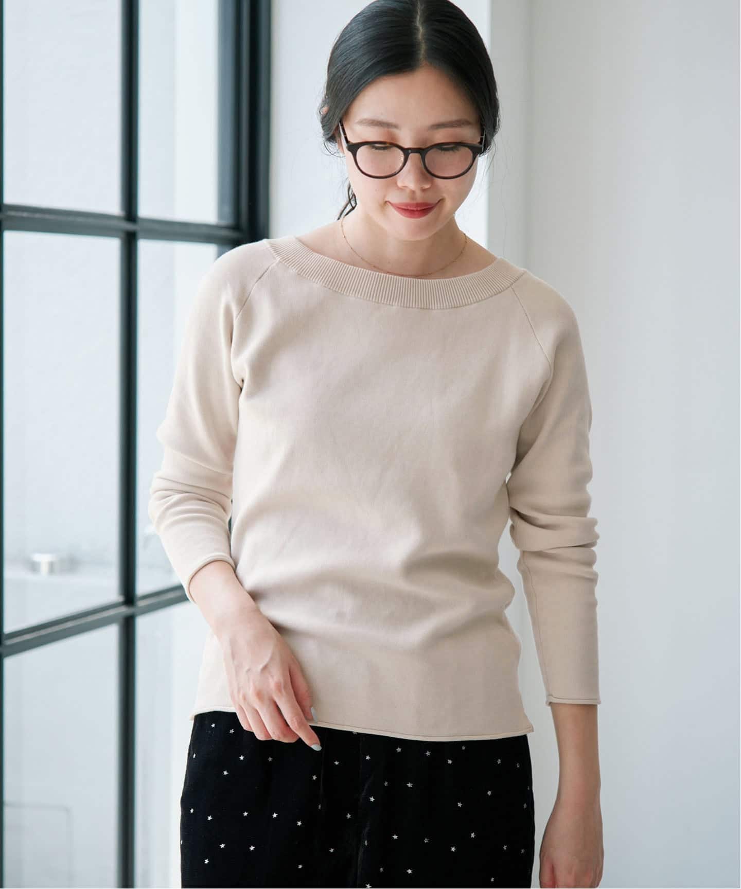 2way スムースプルオーバー(ニット/セーター)|IENA(イエナ)の 2way スムースプルオーバー(ニット/セーター)|IENA(イエナ)の