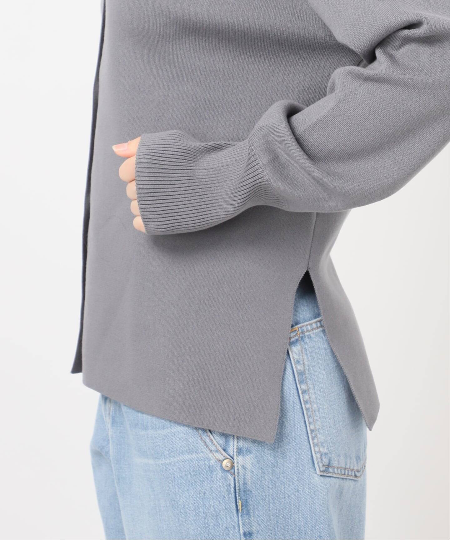 新色/追加》ファインコットンスムースVネックカーディガン