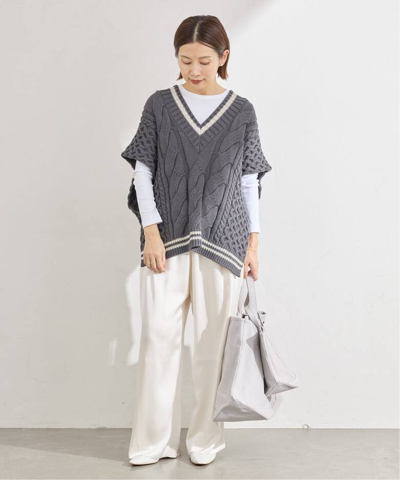 チルデンマントプルオーバー（ニット／セーター）｜IENA（イエナ）の  