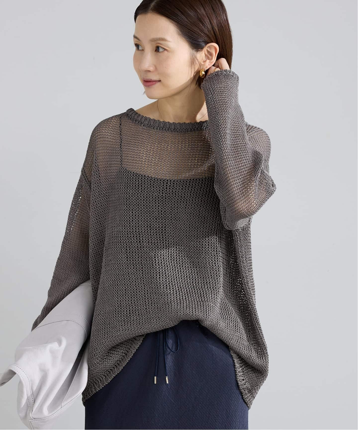 【新品】IENA ギマ地柄ロングプルオーバー ギマコットンプルオーバー（ニット／セーター）｜IENA（イエナ）の通販