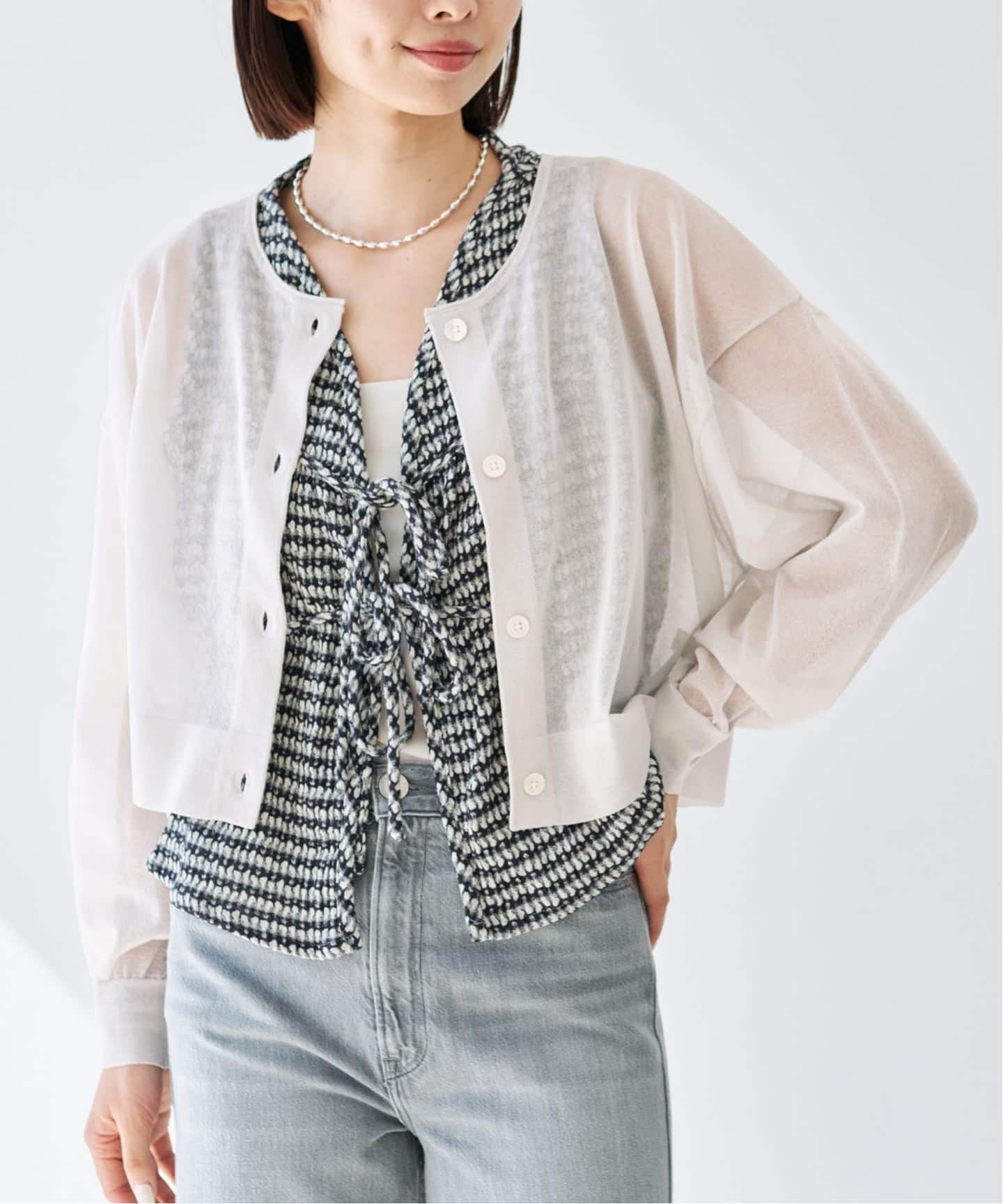 IENA/FILMY COTTON カーディガン 追加3》FILMY COTTONカーディガン（カーディガン）｜IENA（イエナ）の