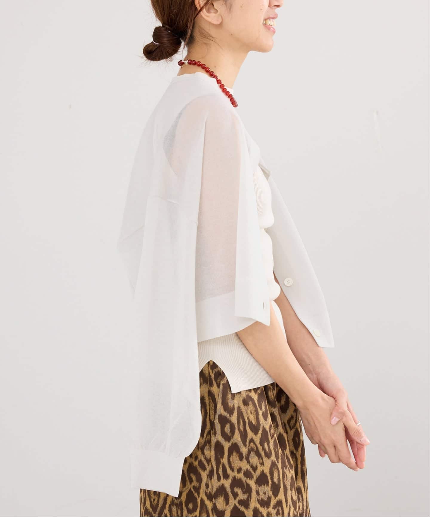 追加3》FILMY COTTONカーディガン（カーディガン）｜IENA（イエナ）の
