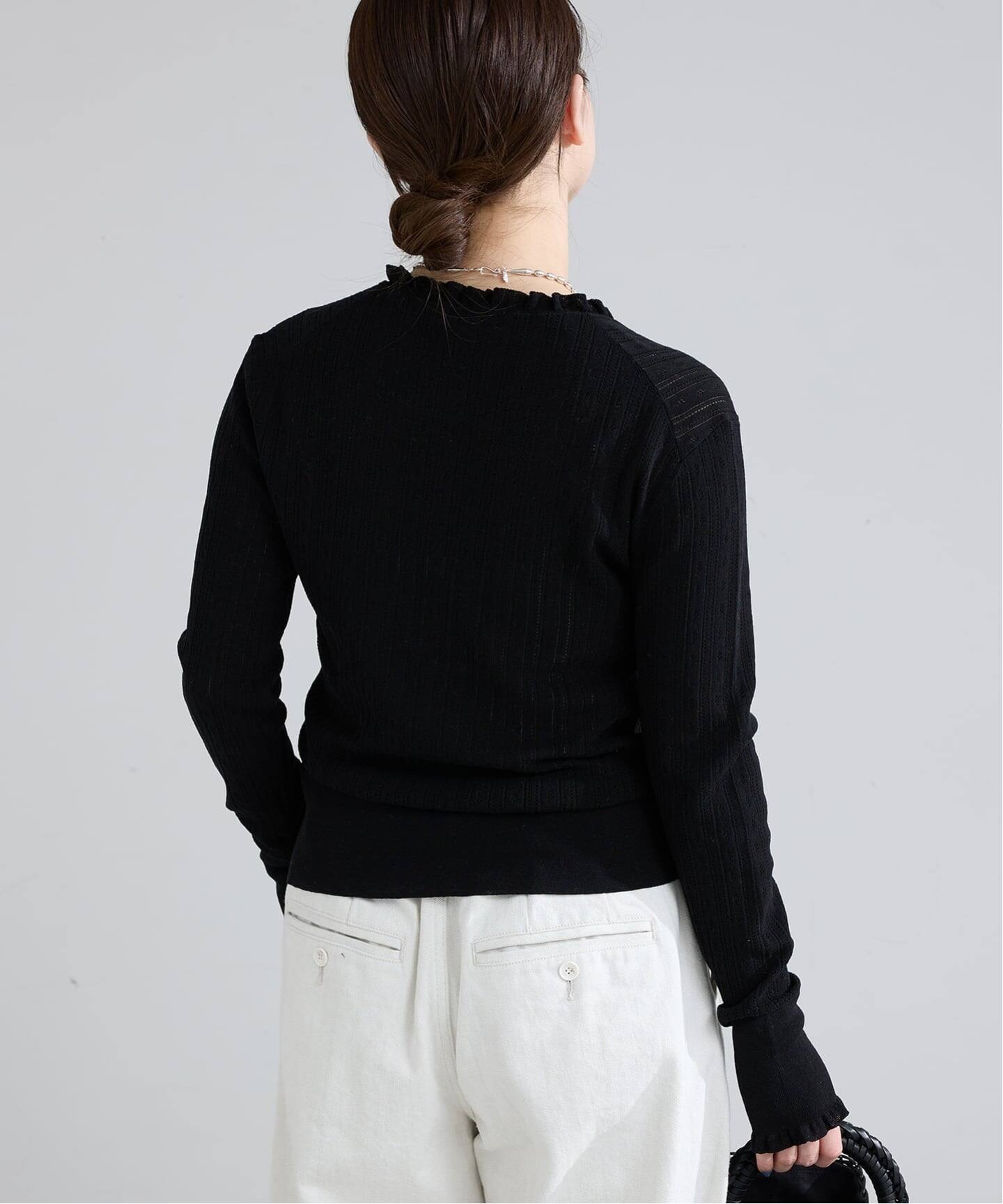 アイレットフリルニット（ニット／セーター）｜IENA（イエナ）の通販