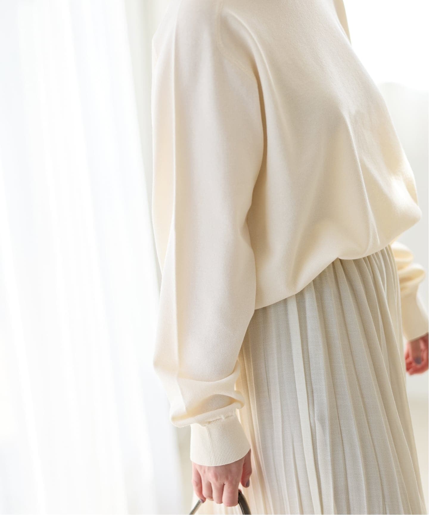 IENA イエナ LEVITA コットンプルオーバー ベージュ 定価13200円 LEVITA コットンプルオーバー（ニット／セーター）｜IENA（イエナ）の