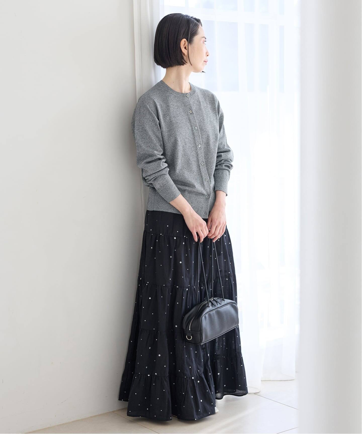 新色あり/追加2》LEVITAロングスリーブカーディガン（カーディガン