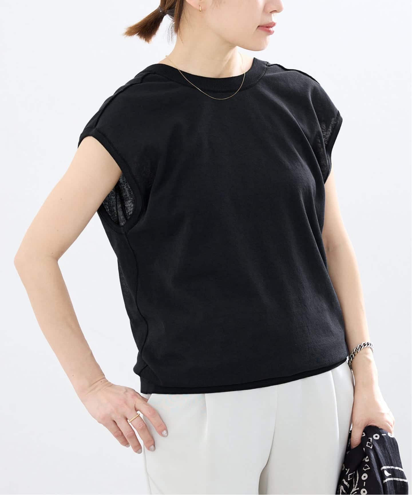 イエナ IENA トップス IENA（イエナ）の「ブラック（）」 - WEAR