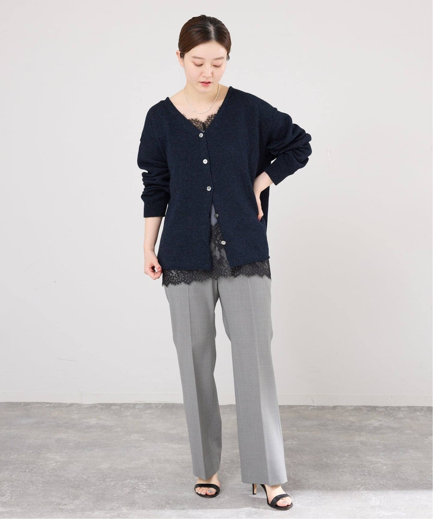 IENA 2WAYカシミア混天竺カーディガン NOEL ミックスヤーンカーディガン | ニット | NOELA OFFICIAL WEB STORE