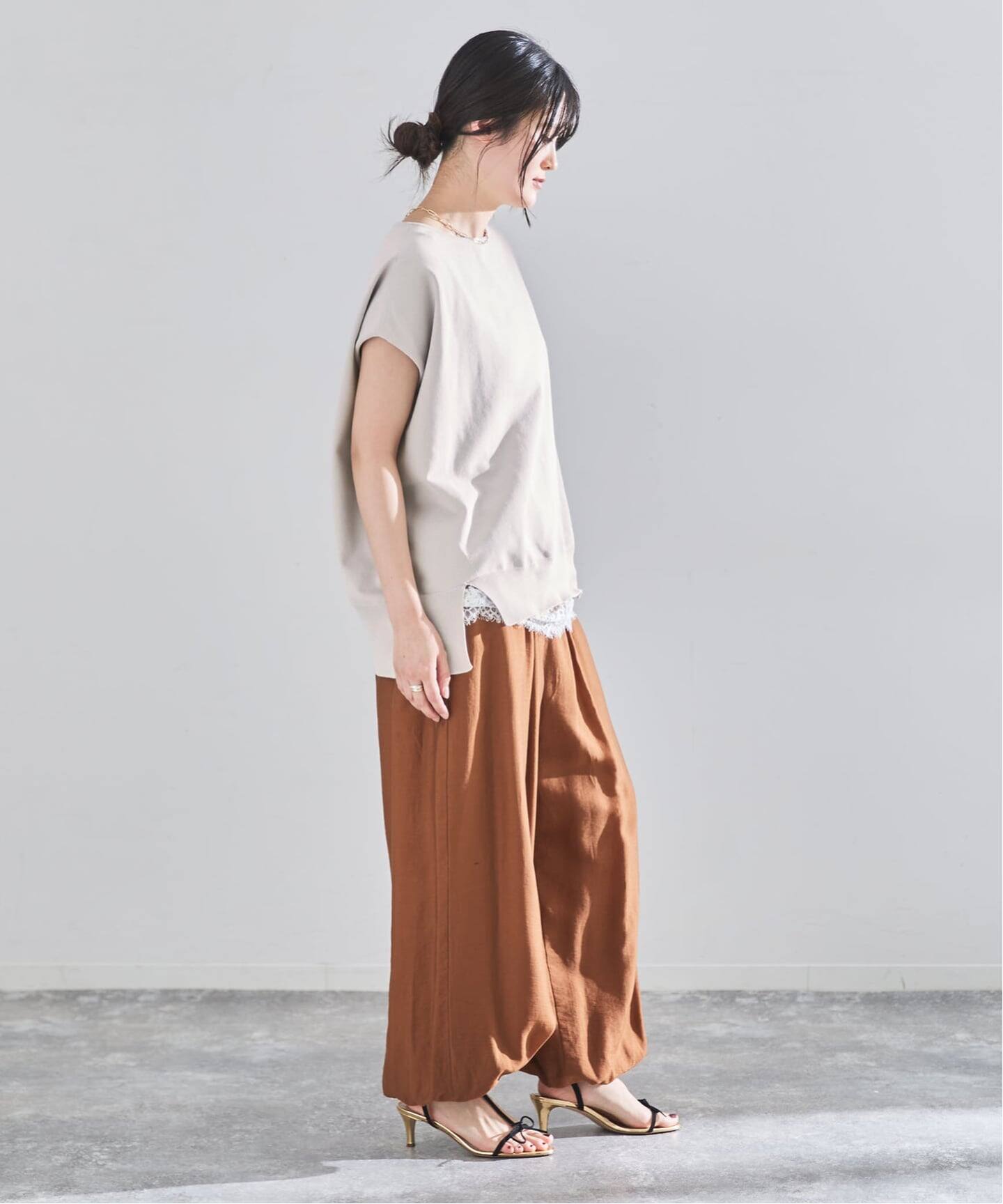 イエナ　コットンストレッチNEOワイドクループルオーバー IENA（イエナ）の「コットンストレッチNEOワイドクループルオーバー
