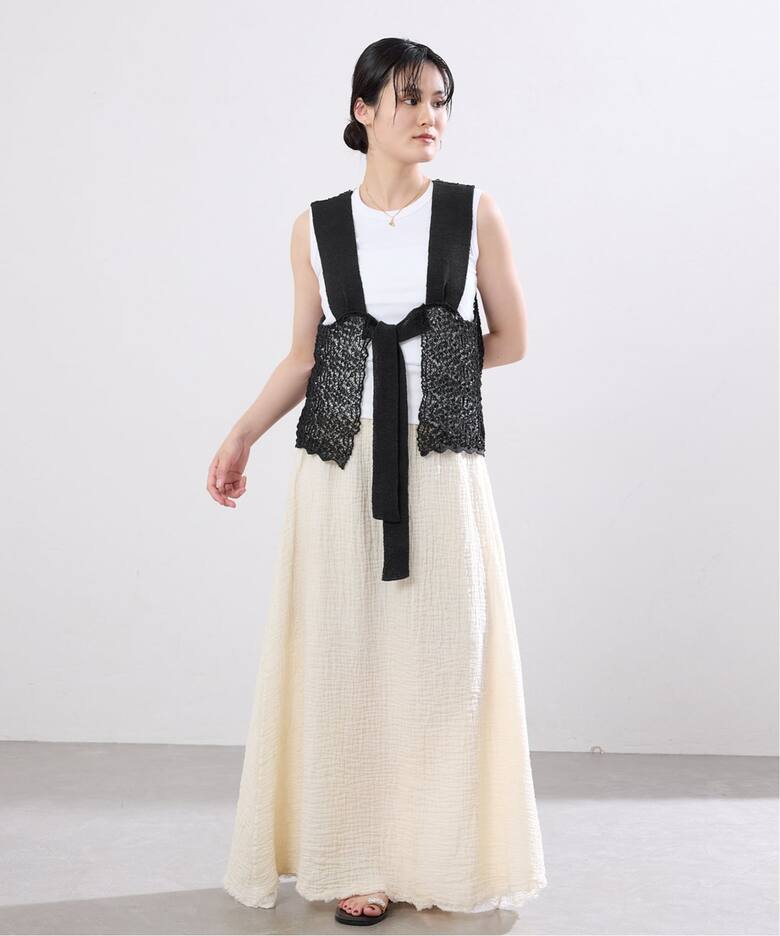 enrica/エンリカ レースガラKNIT ニット KNIT225（ニット／セーター 