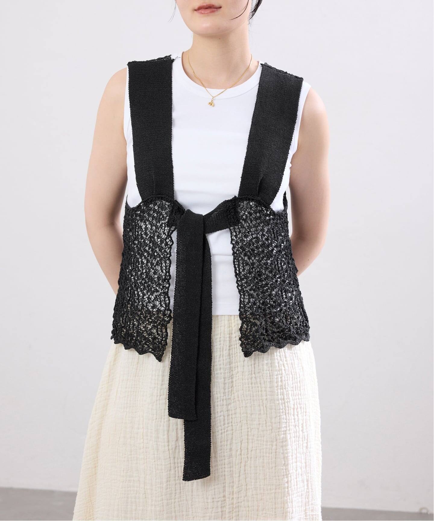 enrica/エンリカ レースガラKNIT ニット KNIT225（ニット／セーター