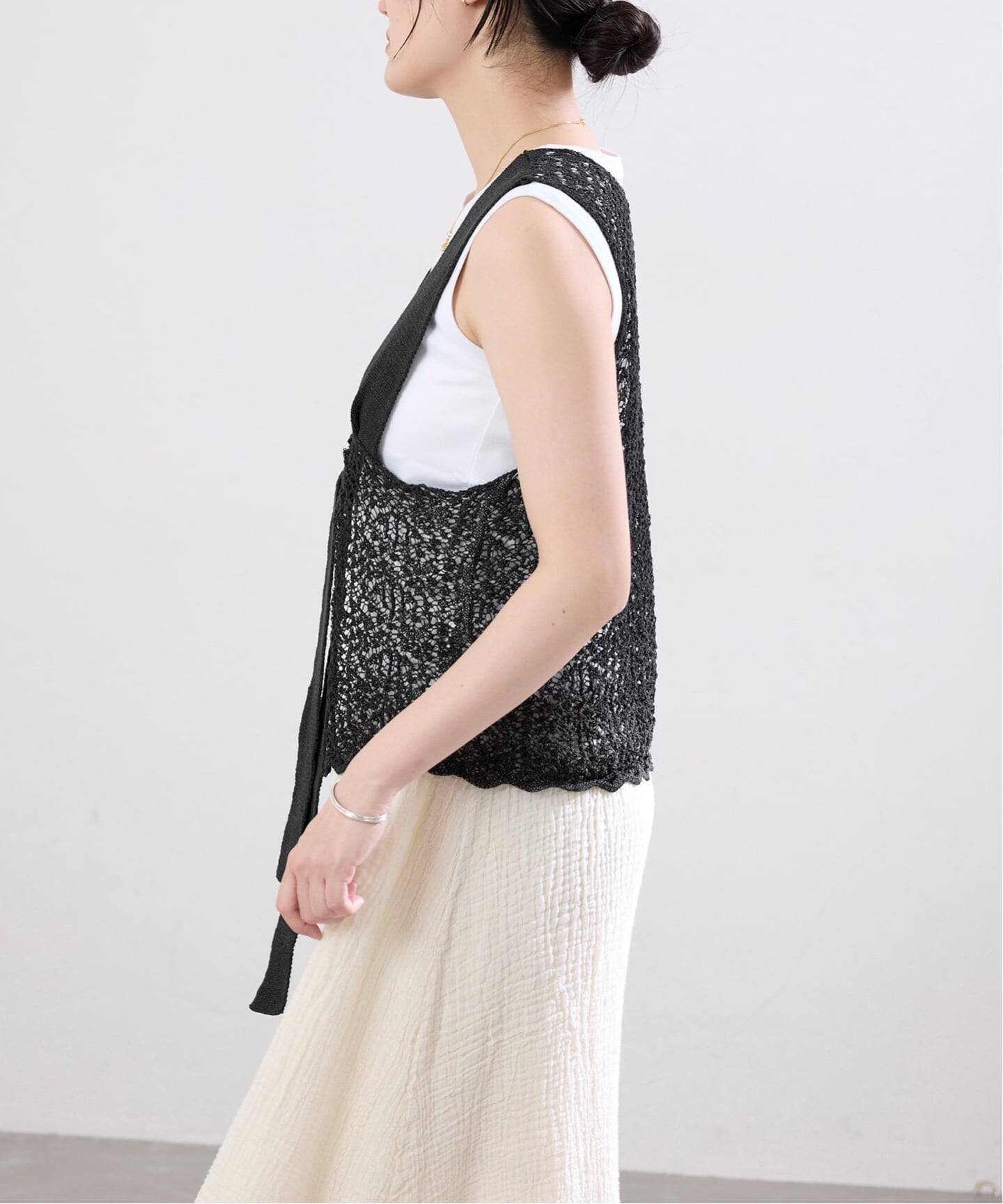 enrica/エンリカ レースガラKNIT ニット KNIT225（ニット／セーター