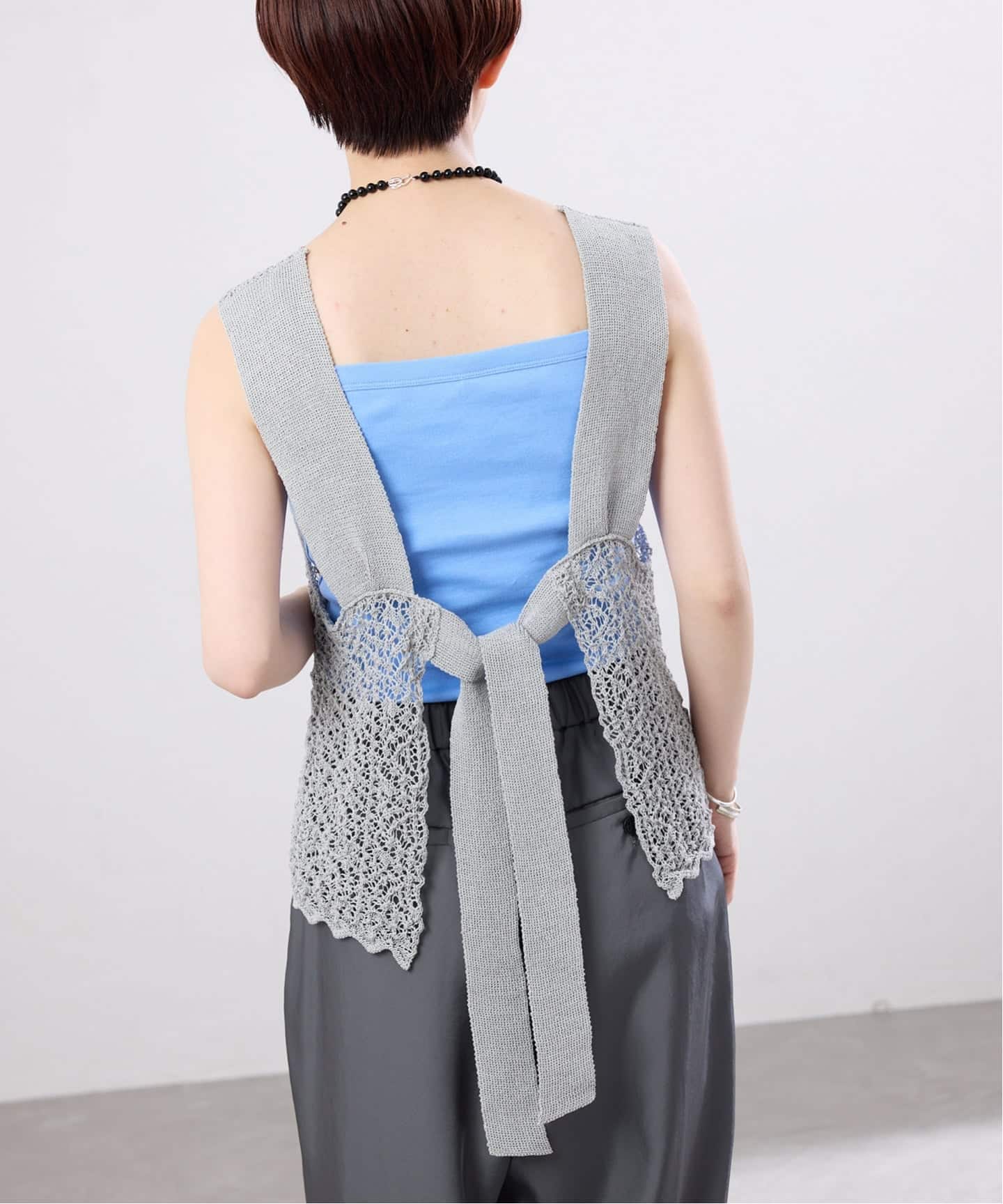 enrica/エンリカ レースガラKNIT ニット KNIT225（ニット／セーター
