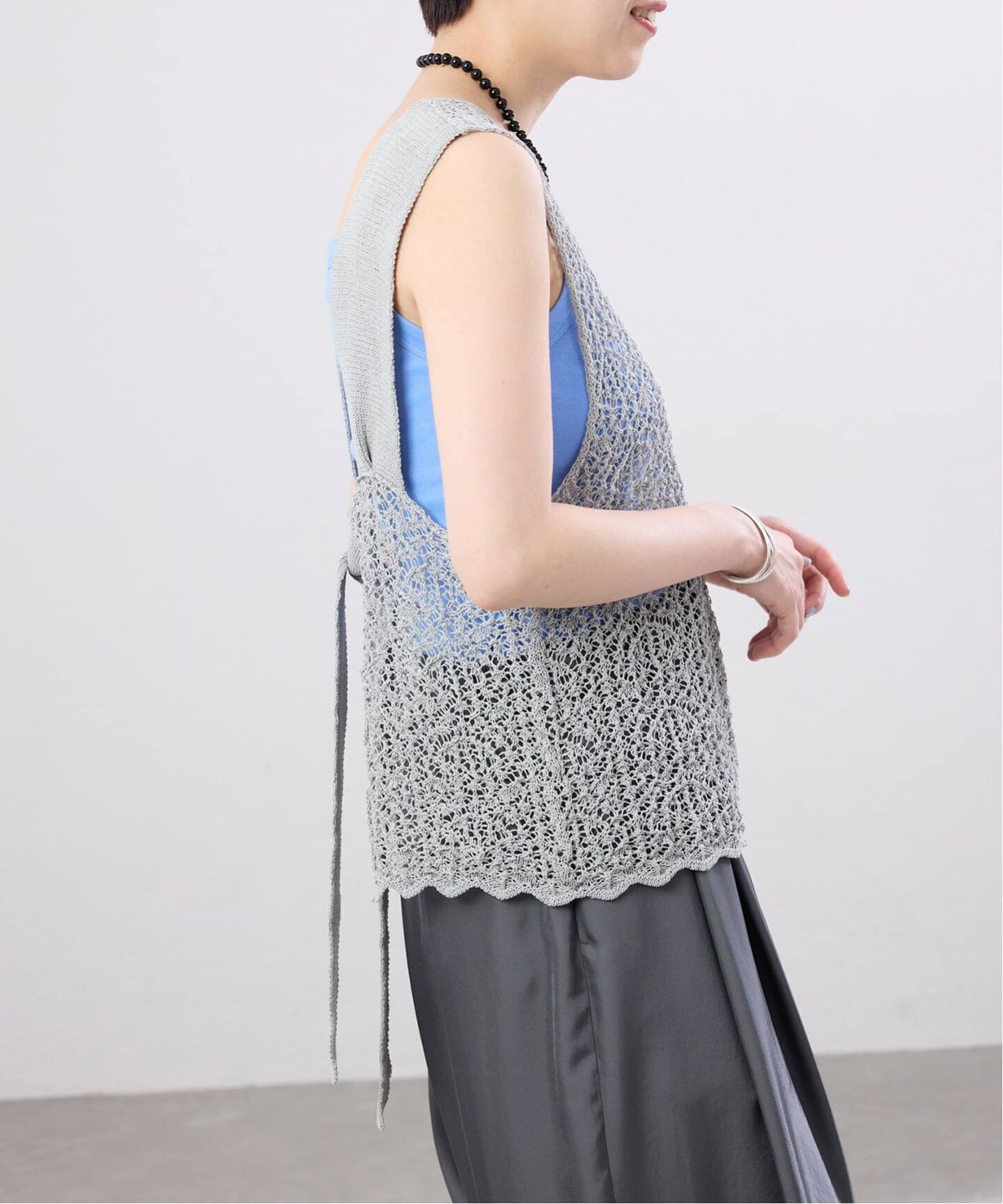 enrica/エンリカ レースガラKNIT ニット KNIT225（ニット／セーター