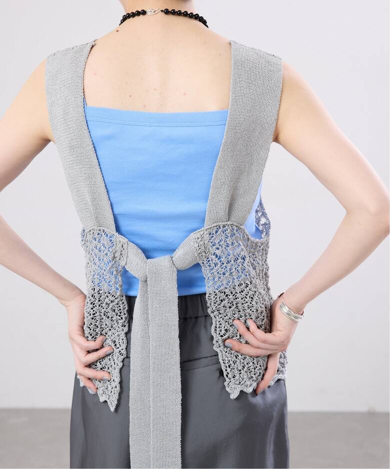 enrica/エンリカ レースガラKNIT ニット KNIT225（ニット／セーター 