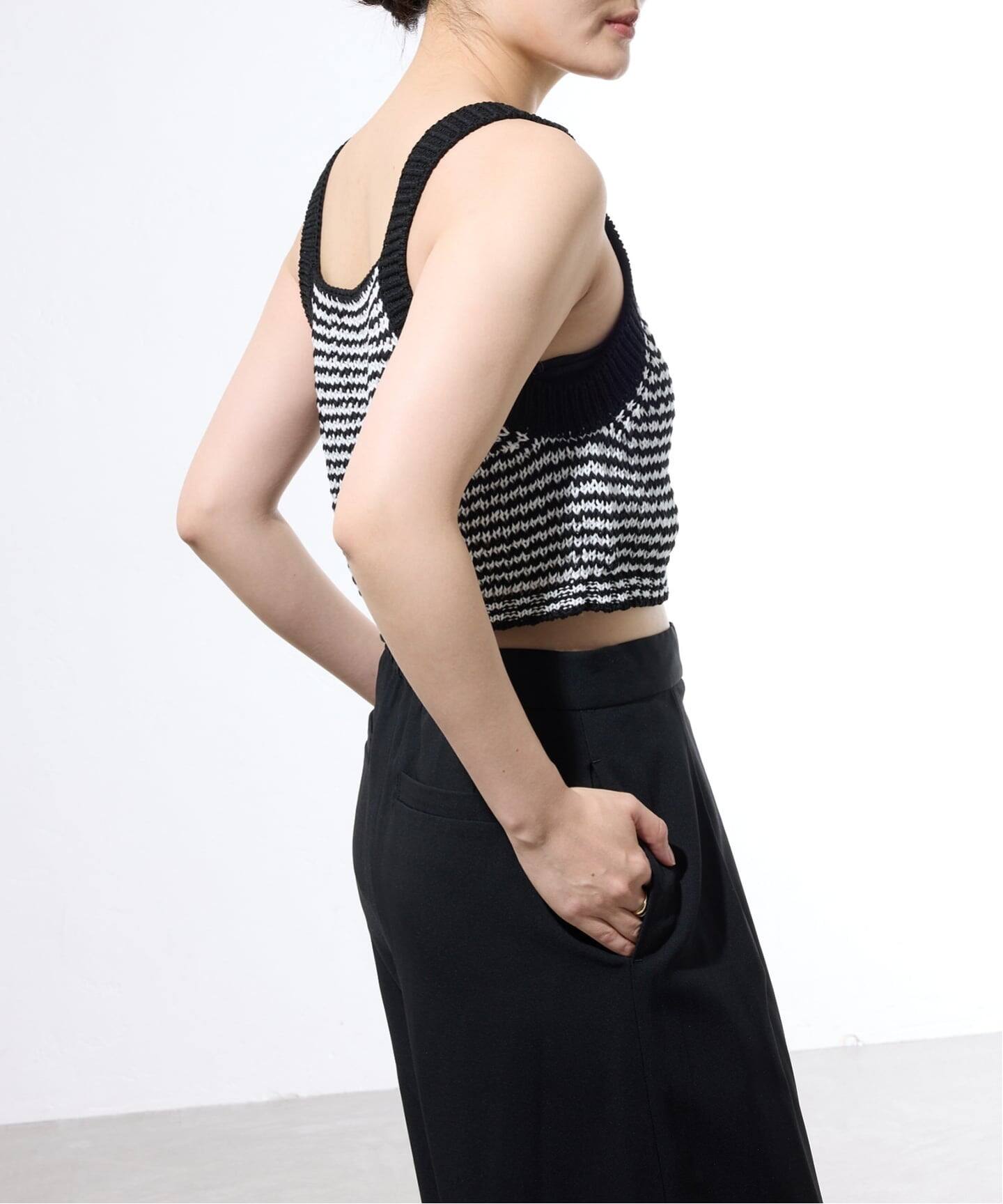 一部店舗限定】JANE SMITH/ジェーンスミス BUTTON TANK TOP タンク
