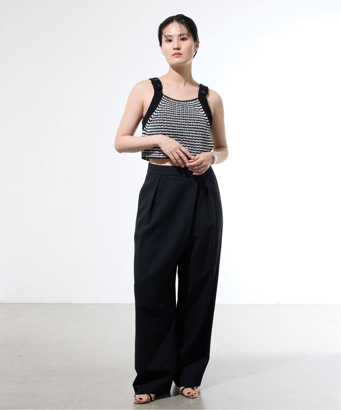 jane smith タンク 一部店舗限定】JANE SMITH/ジェーンスミス BUTTON TANK TOP タンク