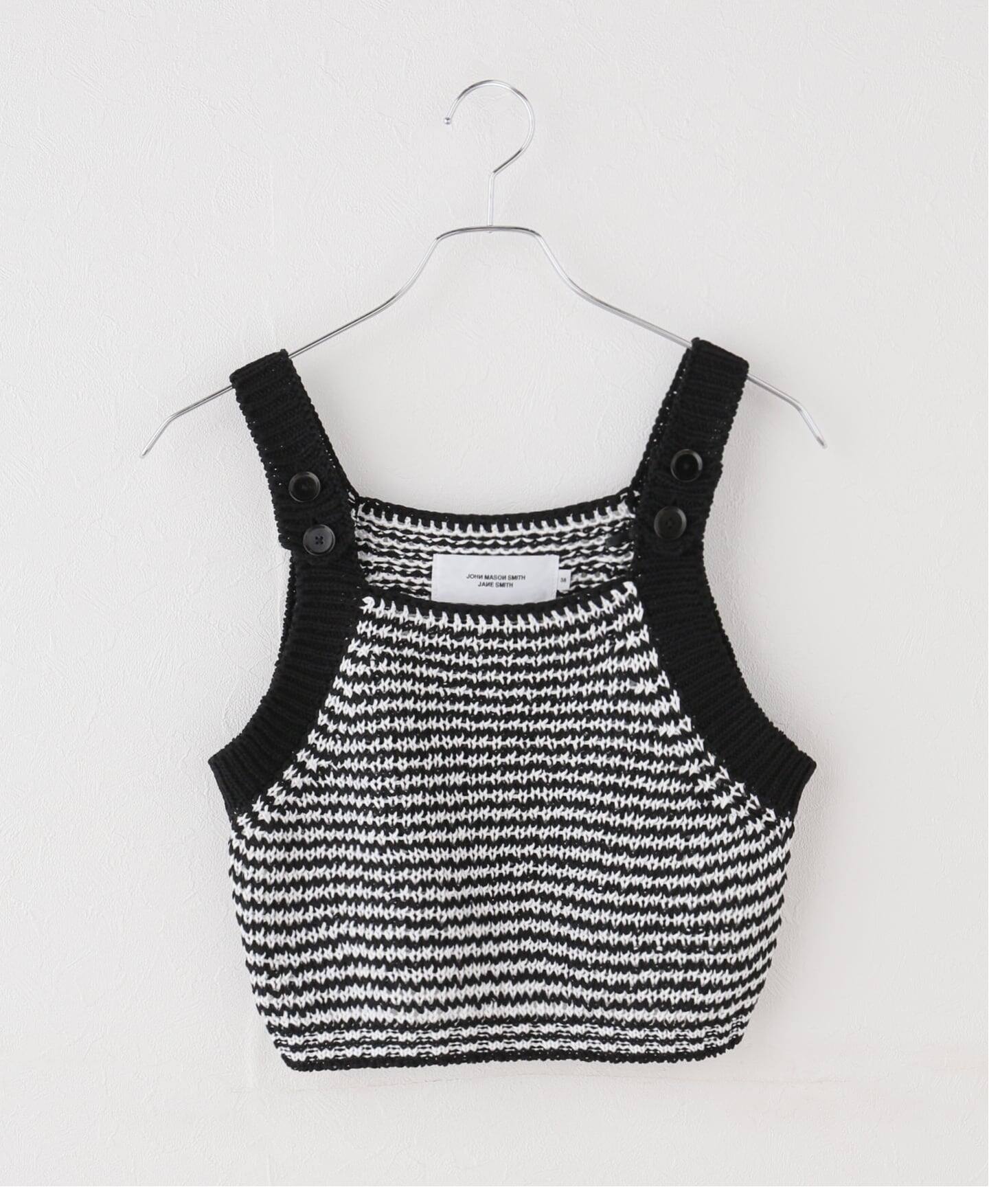 一部店舗限定】JANE SMITH/ジェーンスミス BUTTON TANK TOP タンク