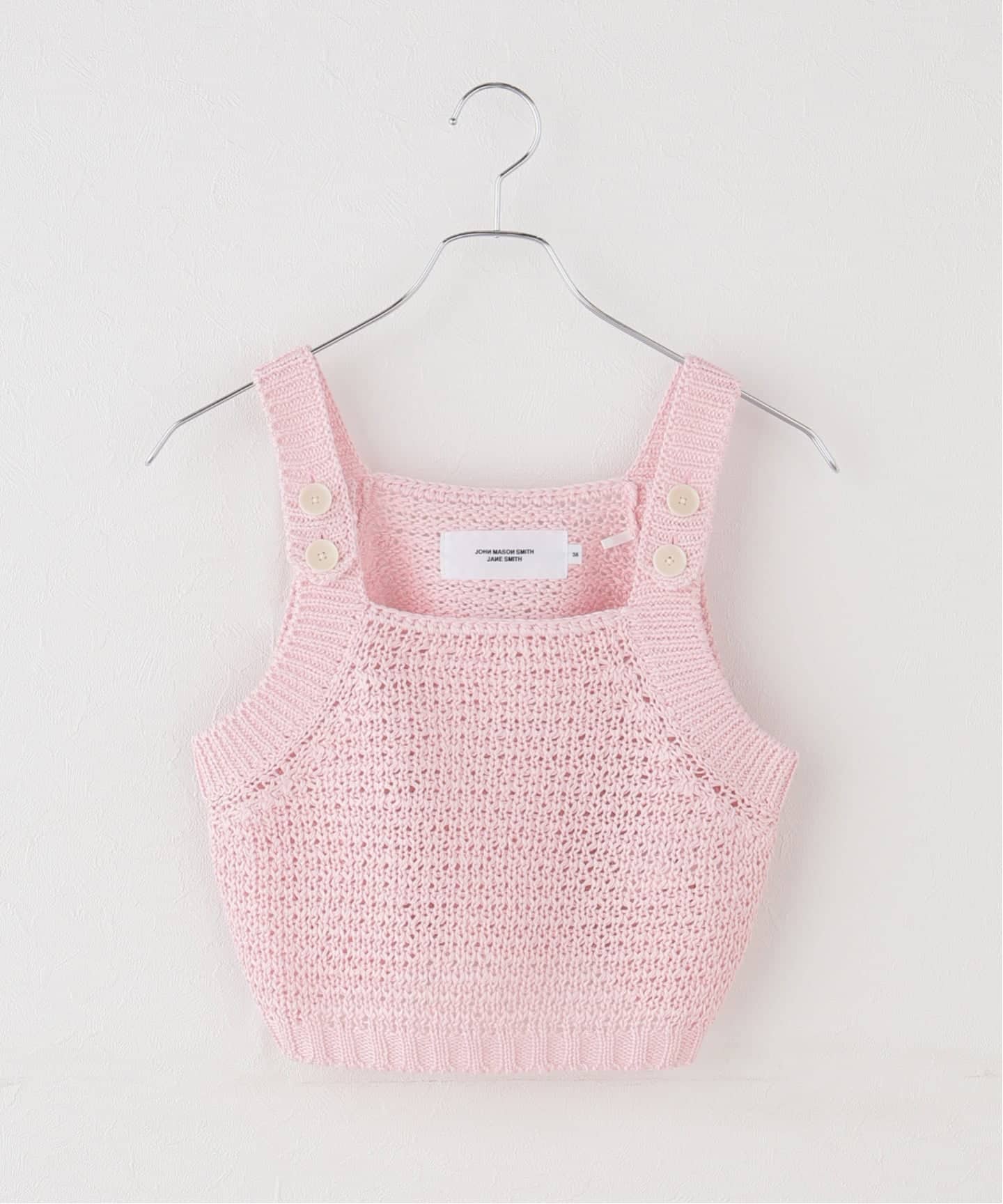 一部店舗限定】JANE SMITH/ジェーンスミス BUTTON TANK TOP タンク