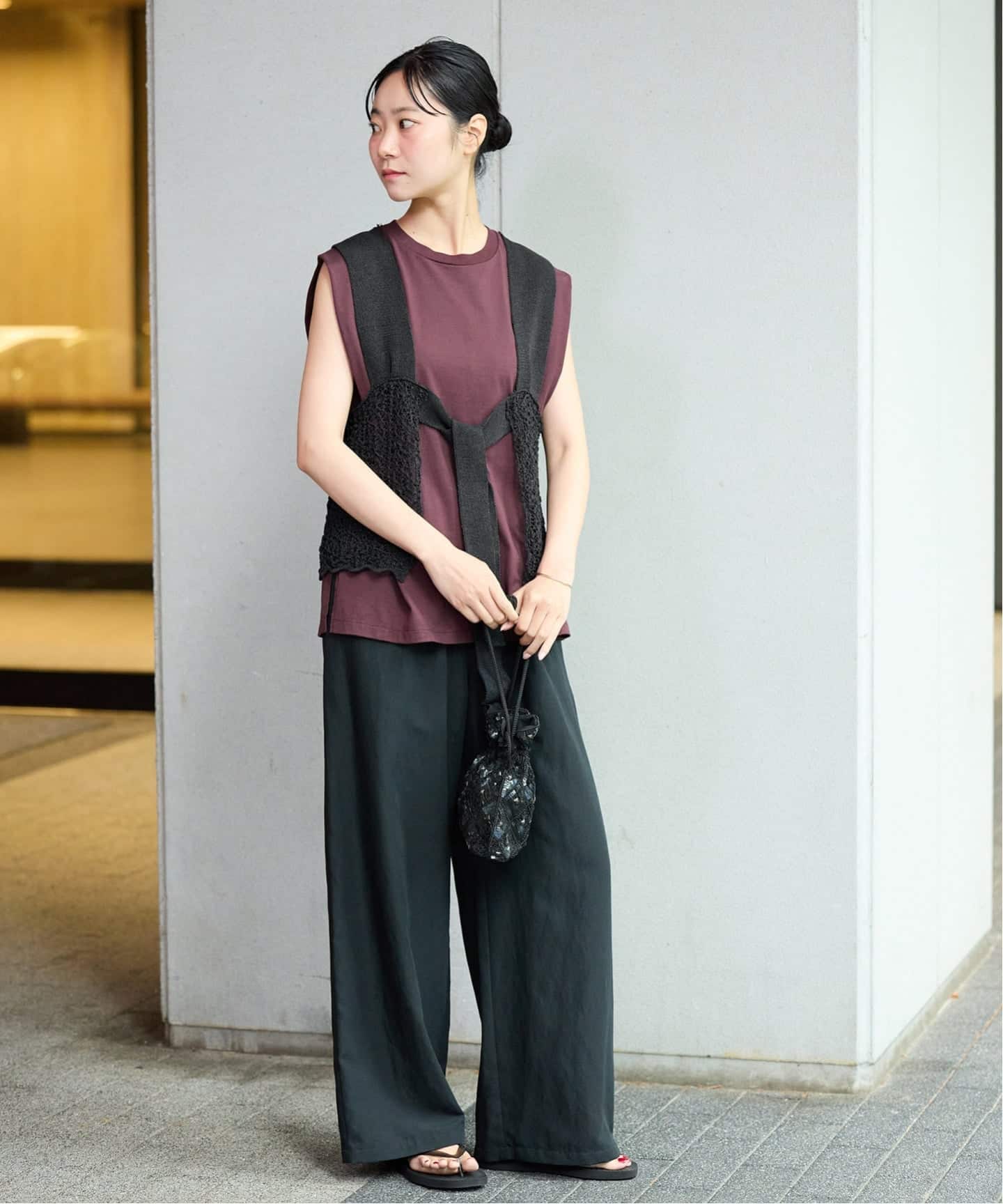 追加予約》enrica/エンリカ レースガラKNIT ニット KNIT 225（ニット