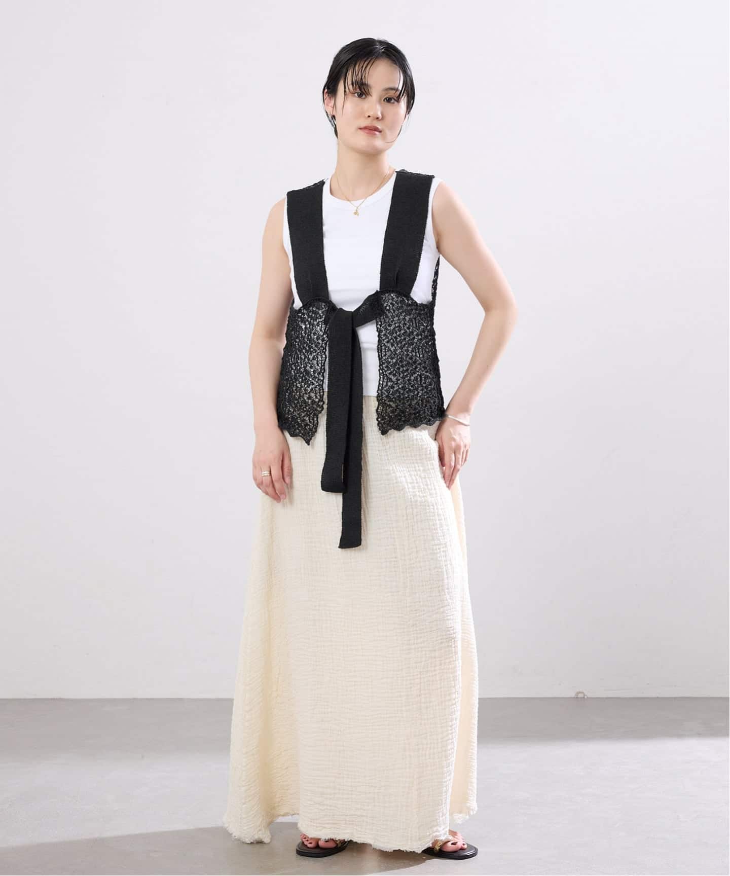 追加》enrica/エンリカ レースガラKNIT ニット KNIT 225（ニット