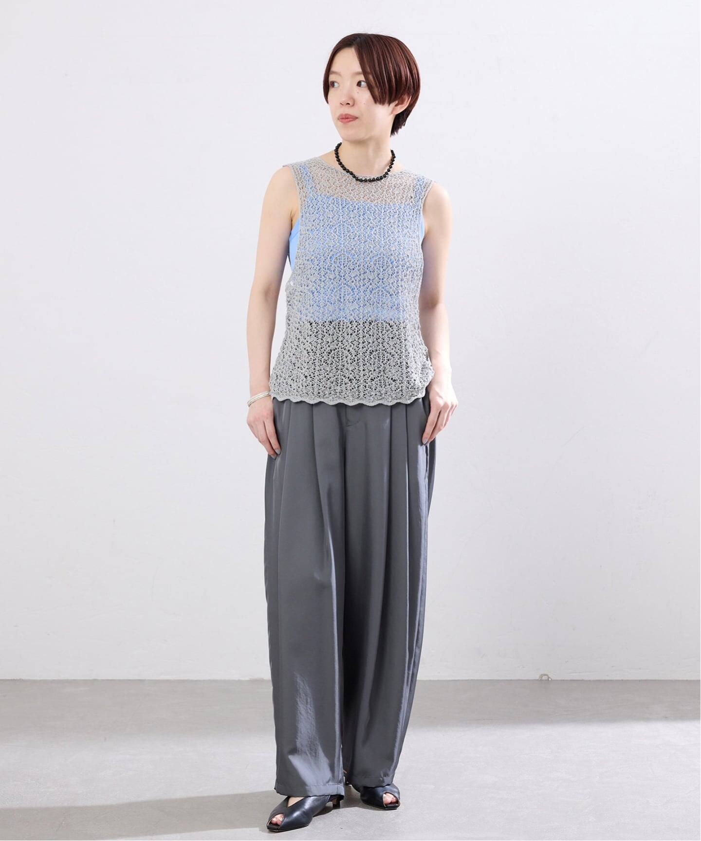 追加》enrica/エンリカ レースガラKNIT ニット KNIT 225（ニット