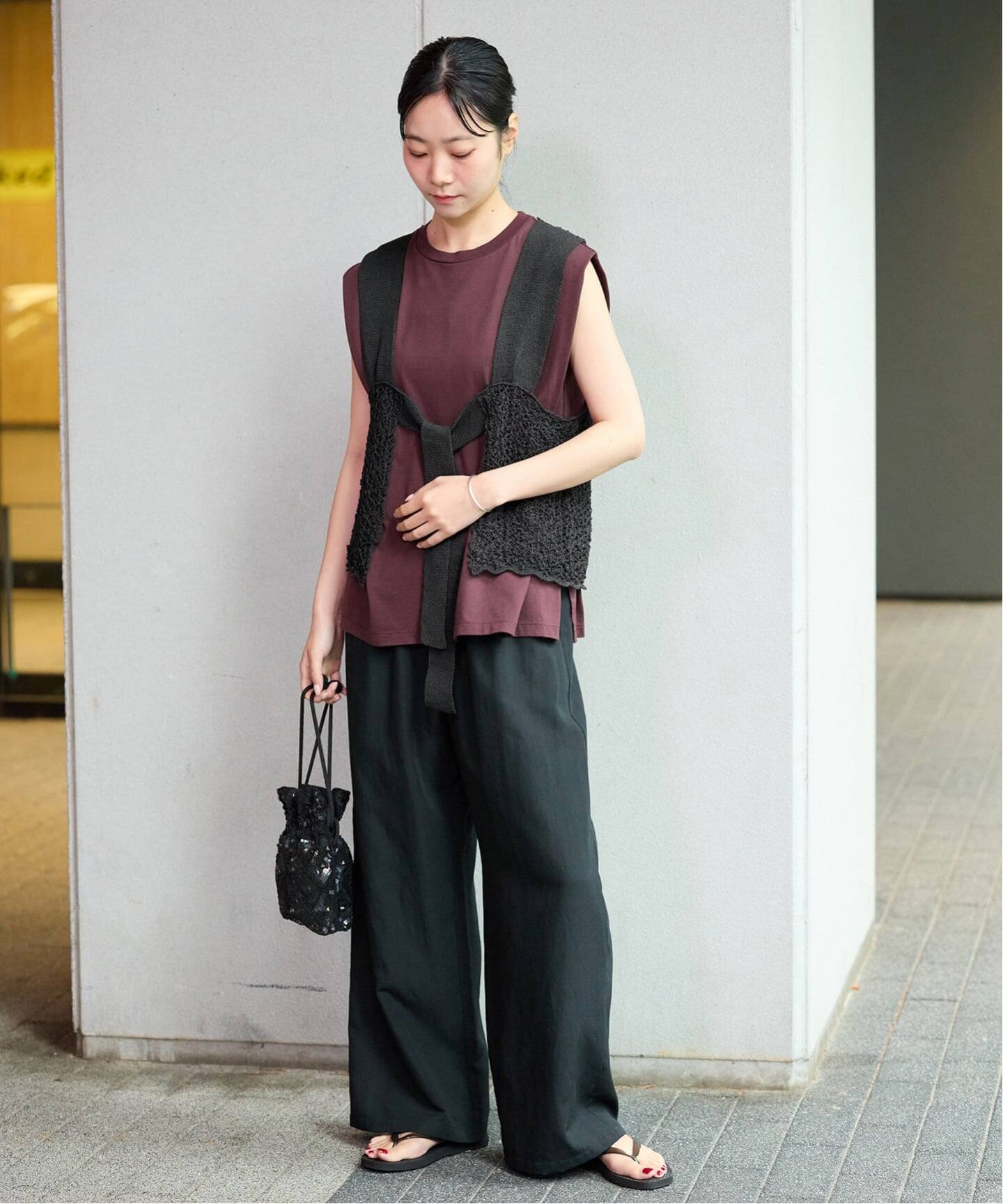 追加予約》enrica/エンリカ レースガラKNIT ニット KNIT 225（ニット