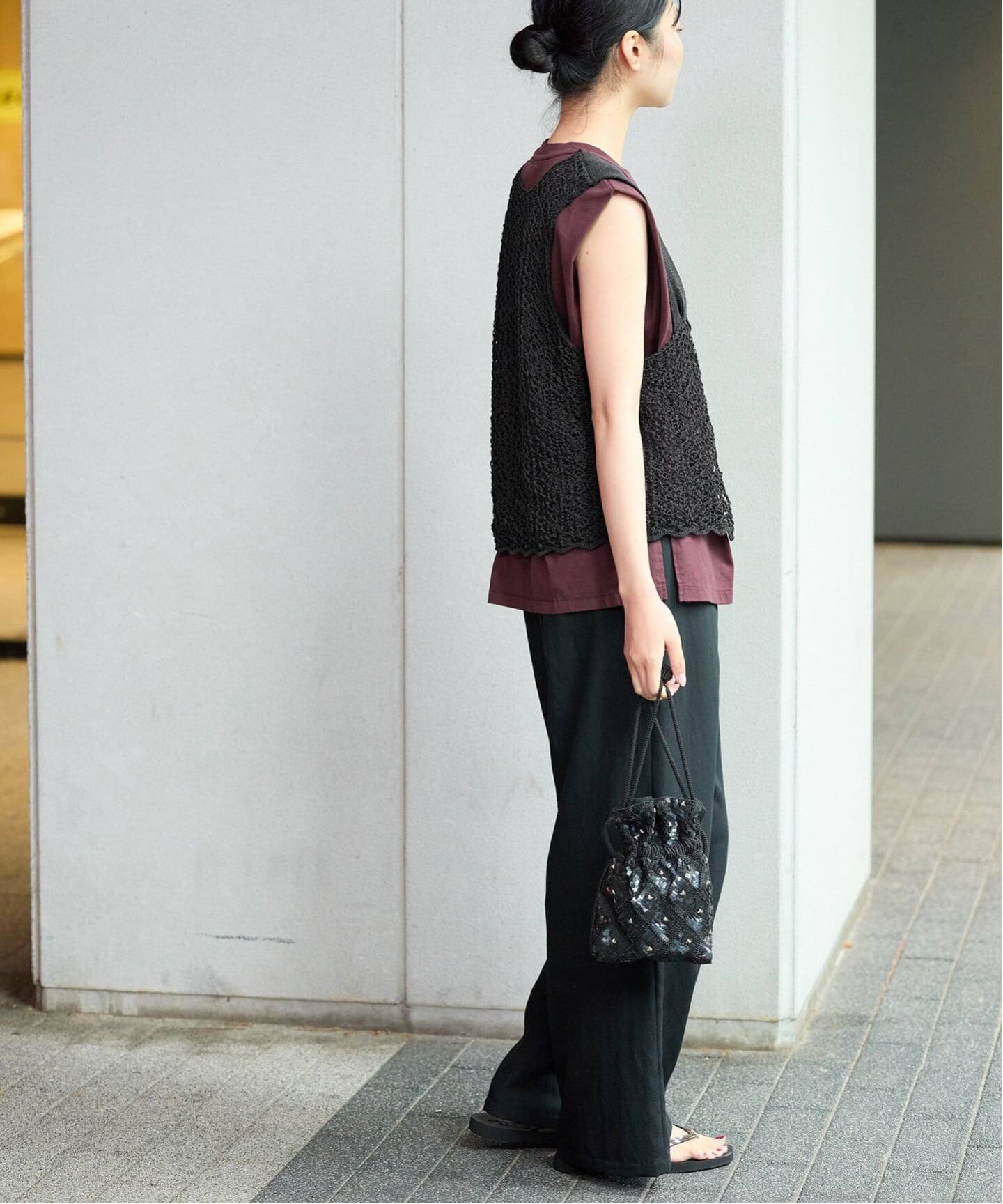 追加予約》enrica/エンリカ レースガラKNIT ニット KNIT 225（ニット