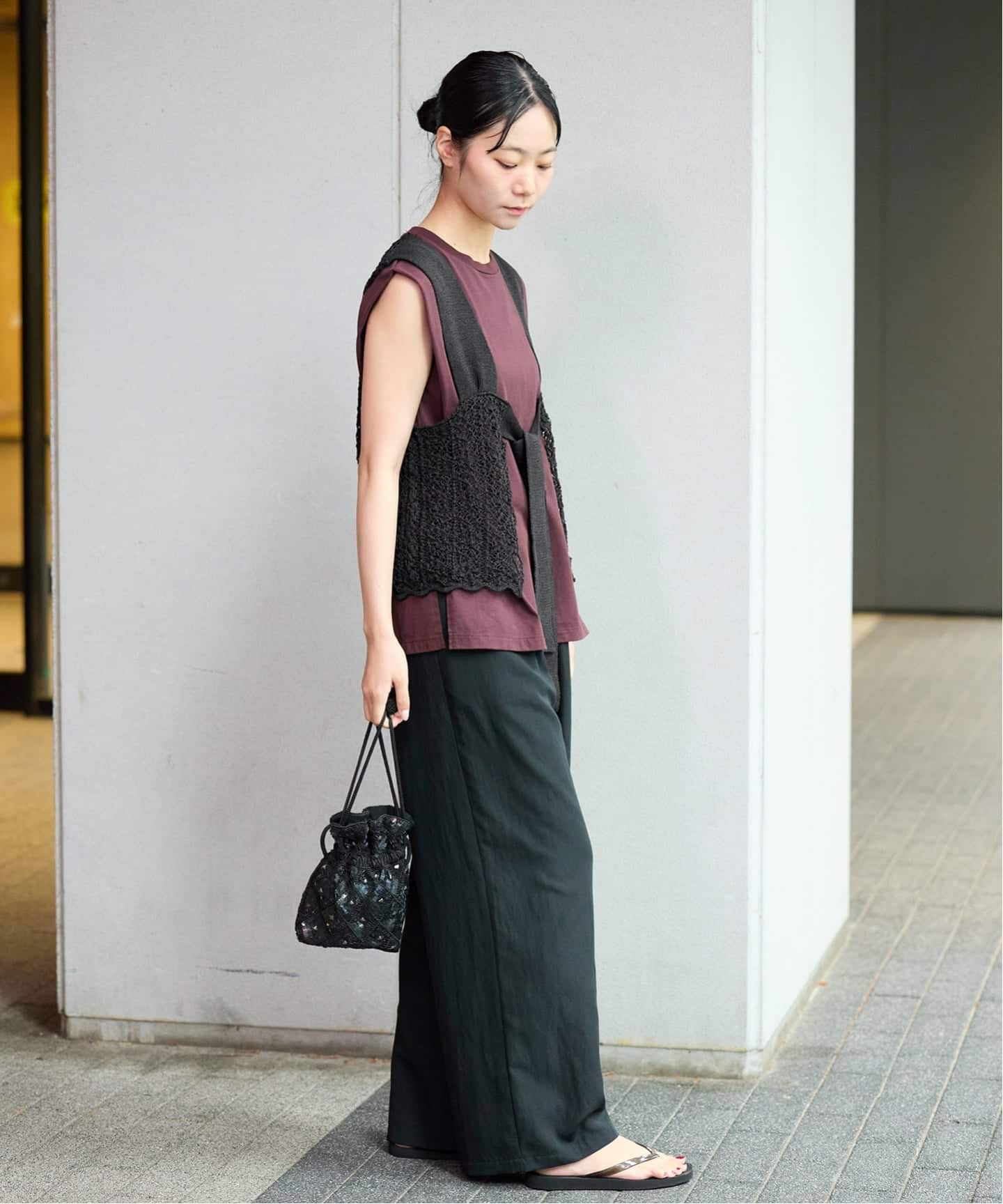 追加予約》enrica/エンリカ レースガラKNIT ニット KNIT 225（ニット
