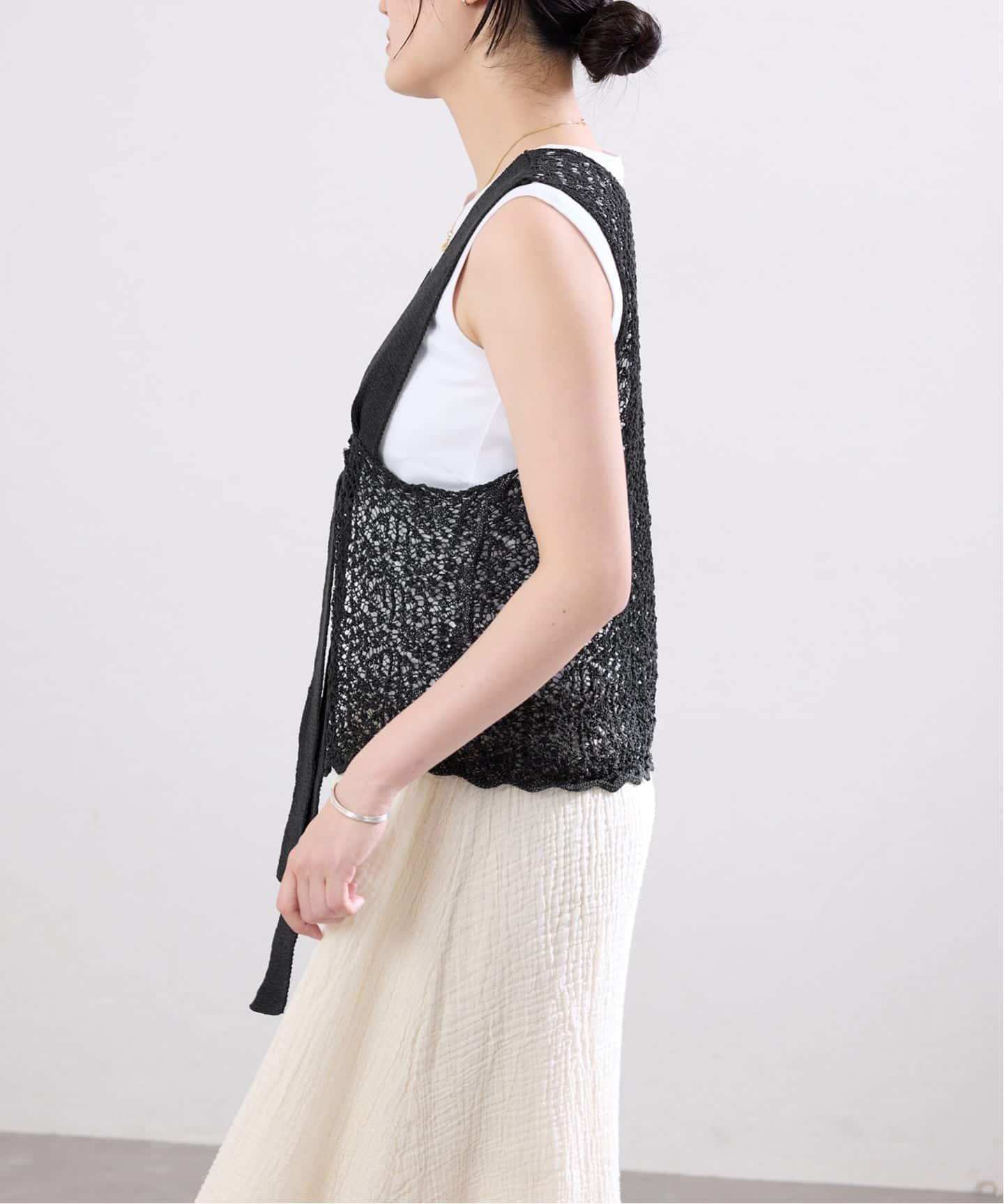 追加予約》enrica/エンリカ レースガラKNIT ニット KNIT 225（ニット