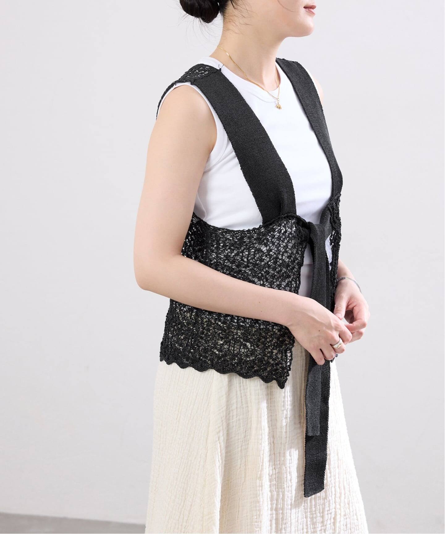 追加》enrica/エンリカ レースガラKNIT ニット KNIT 225（ニット