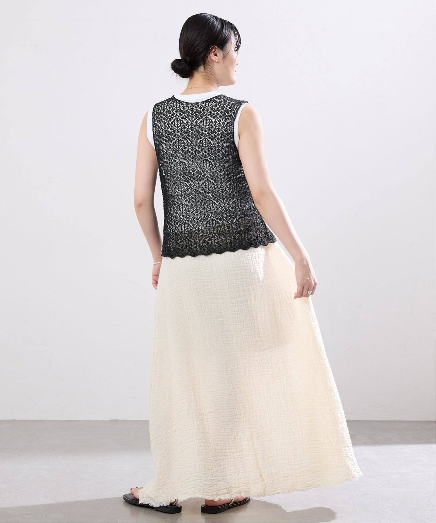 追加予約》enrica/エンリカ レースガラKNIT ニット KNIT 225（ニット