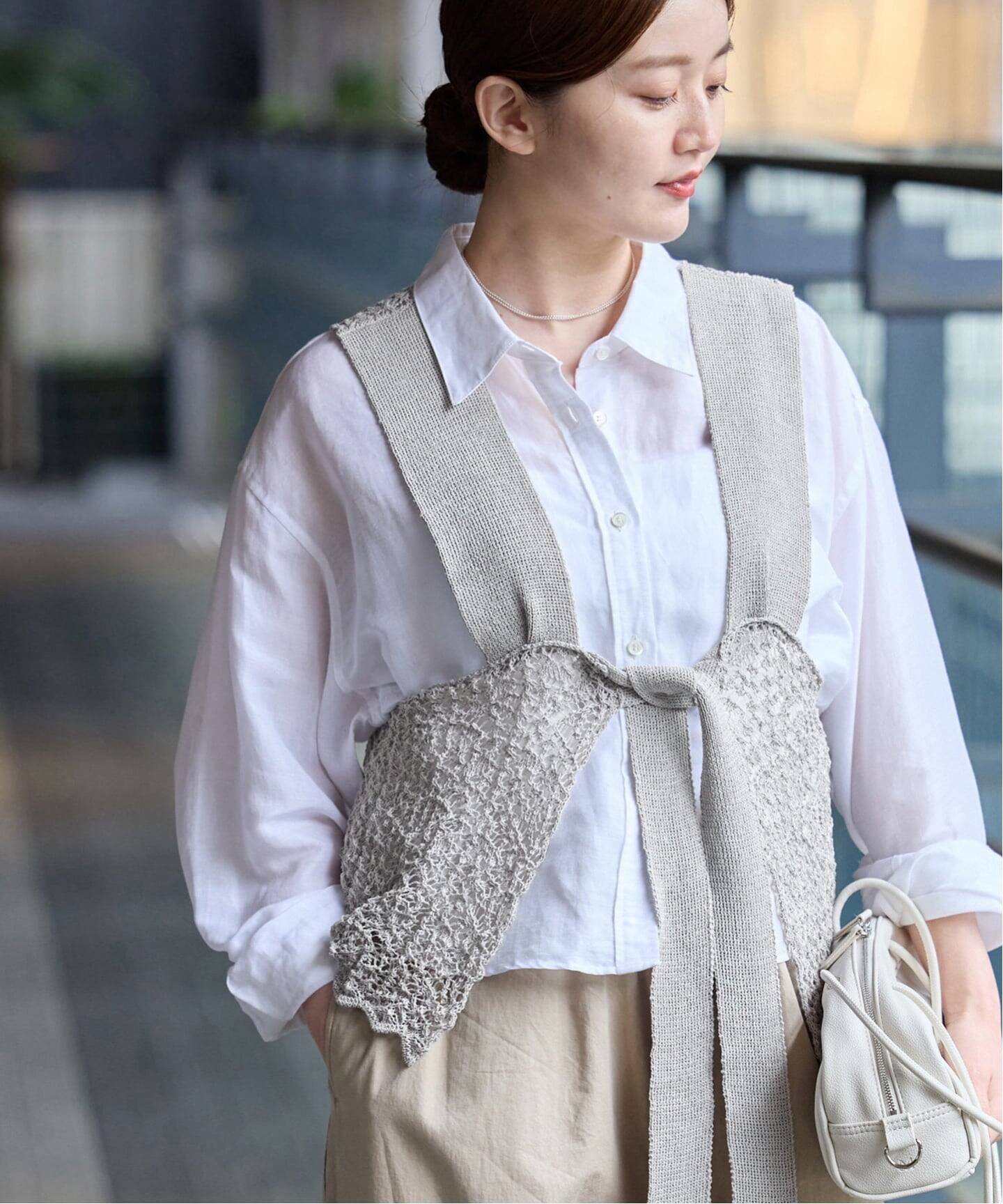 追加》enrica/エンリカ レースガラKNIT ニット KNIT 225（ニット 
