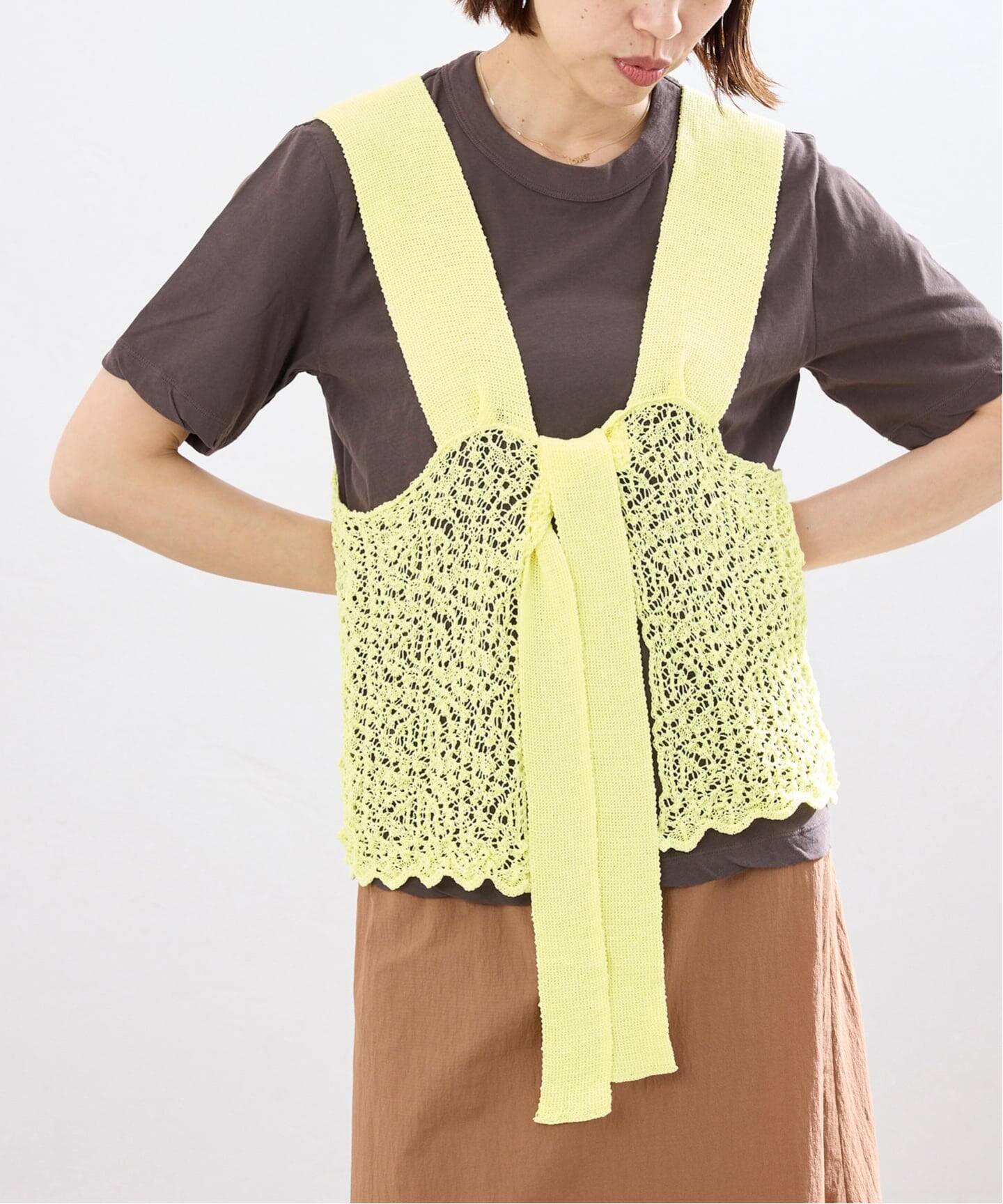 追加》enrica/エンリカ レースガラKNIT ニット KNIT 225（ニット