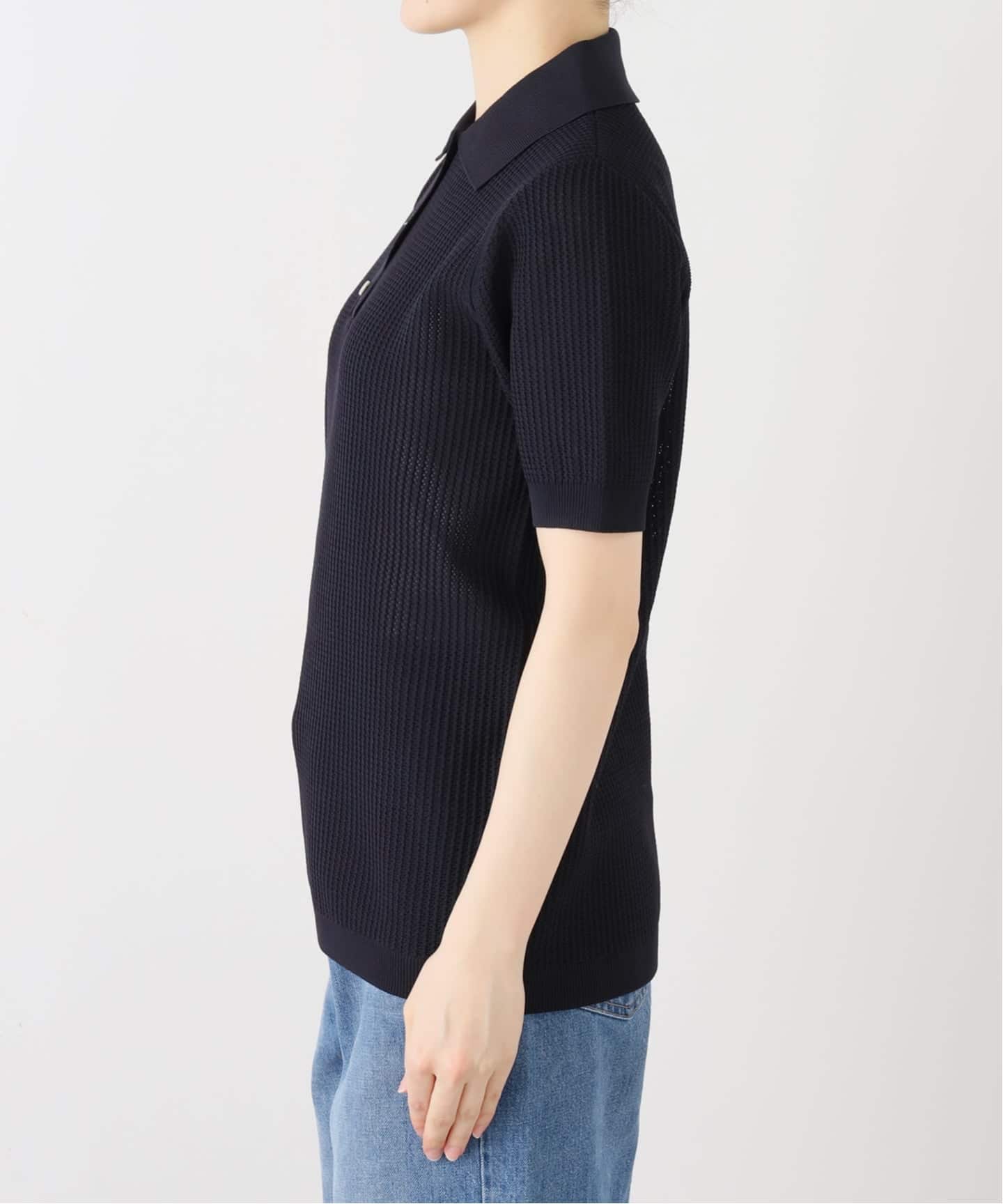 MADISONBLUEマディソンブルー✴︎ネイビー ニットポロシャツ MADISONBLUE(マディソンブルー)のポロニット通販 | mirabella