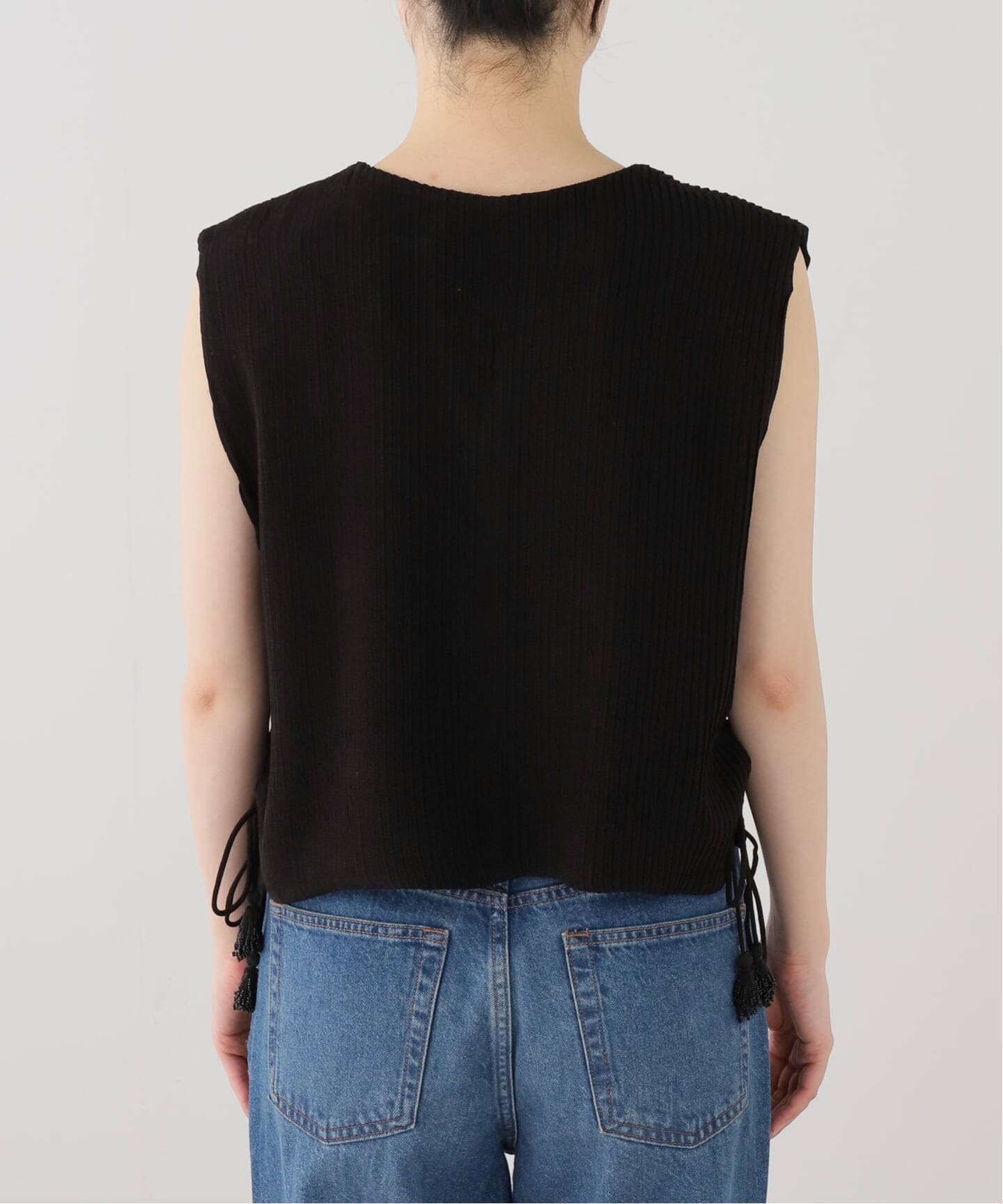 venit/ヴェニット PIN TUCK EMBROIDERY ニット VEG5623A（ニット