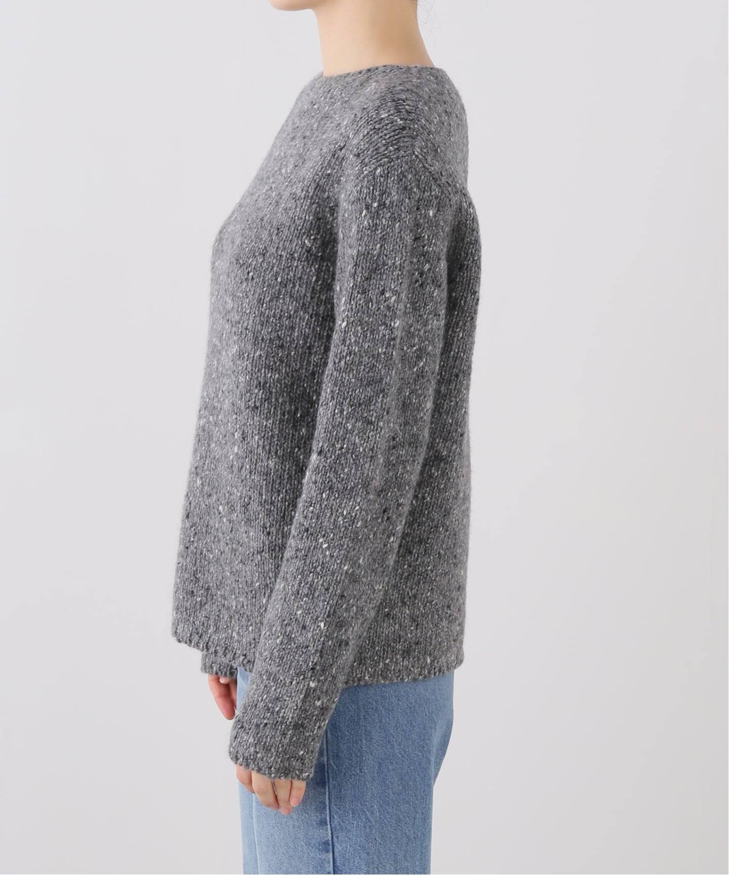 AURALEE/オーラリー LOWGAUGE HOMESPUN TWEED KNIT PO ニット