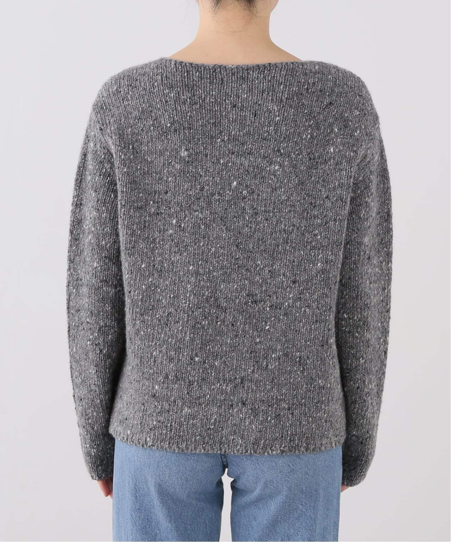 AURALEE/オーラリー LOWGAUGE HOMESPUN TWEED KNIT PO ニット