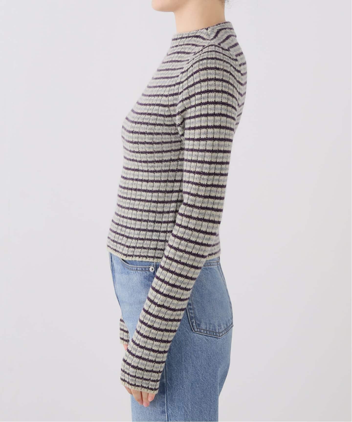 AURALEE/オーラリー SHETLAND CASHMERE BOAT PO ニット A26AP03SB