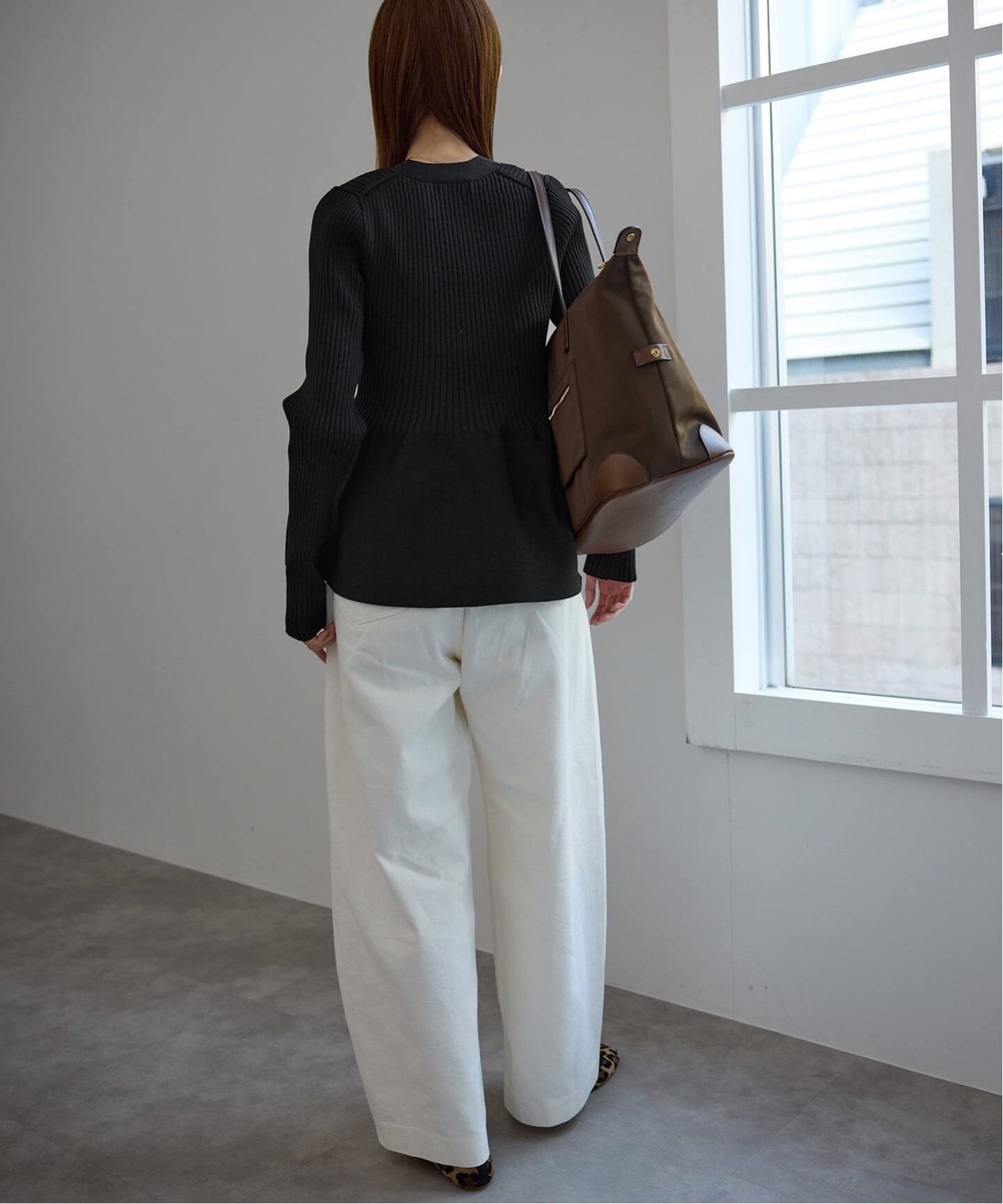 Vネックペプラムカーディガン（カーディガン）｜SLOBE IENA（スローブ