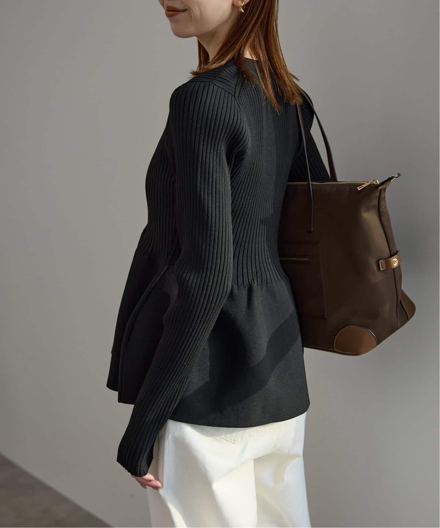 WEB限定/追加2予約》Vネックペプラムカーディガン（カーディガン