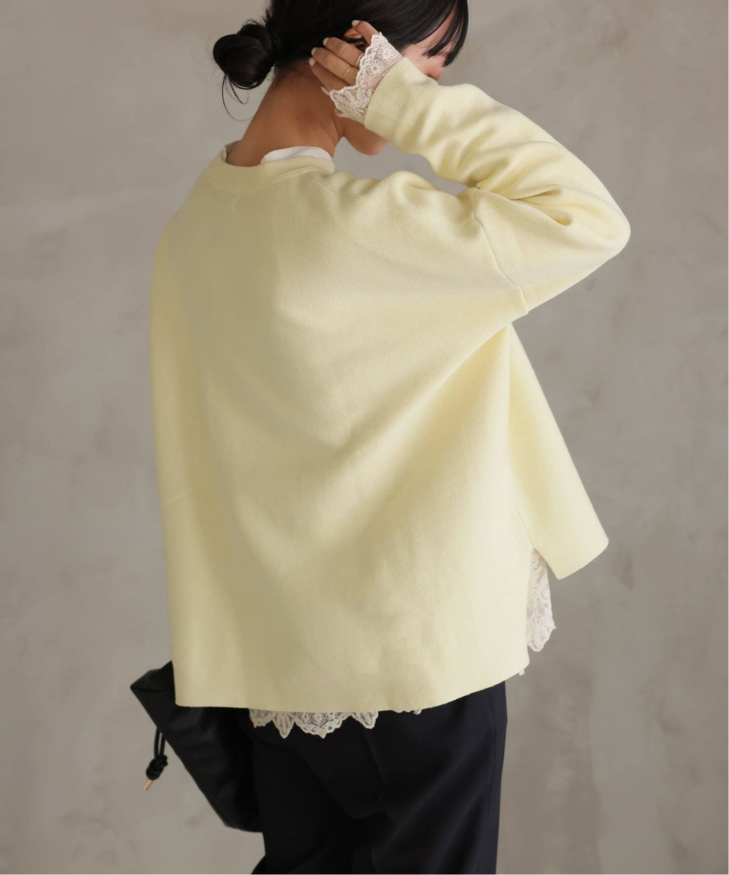 セットアップ対応可/追加》コットンダブルフェイスプルオーバー