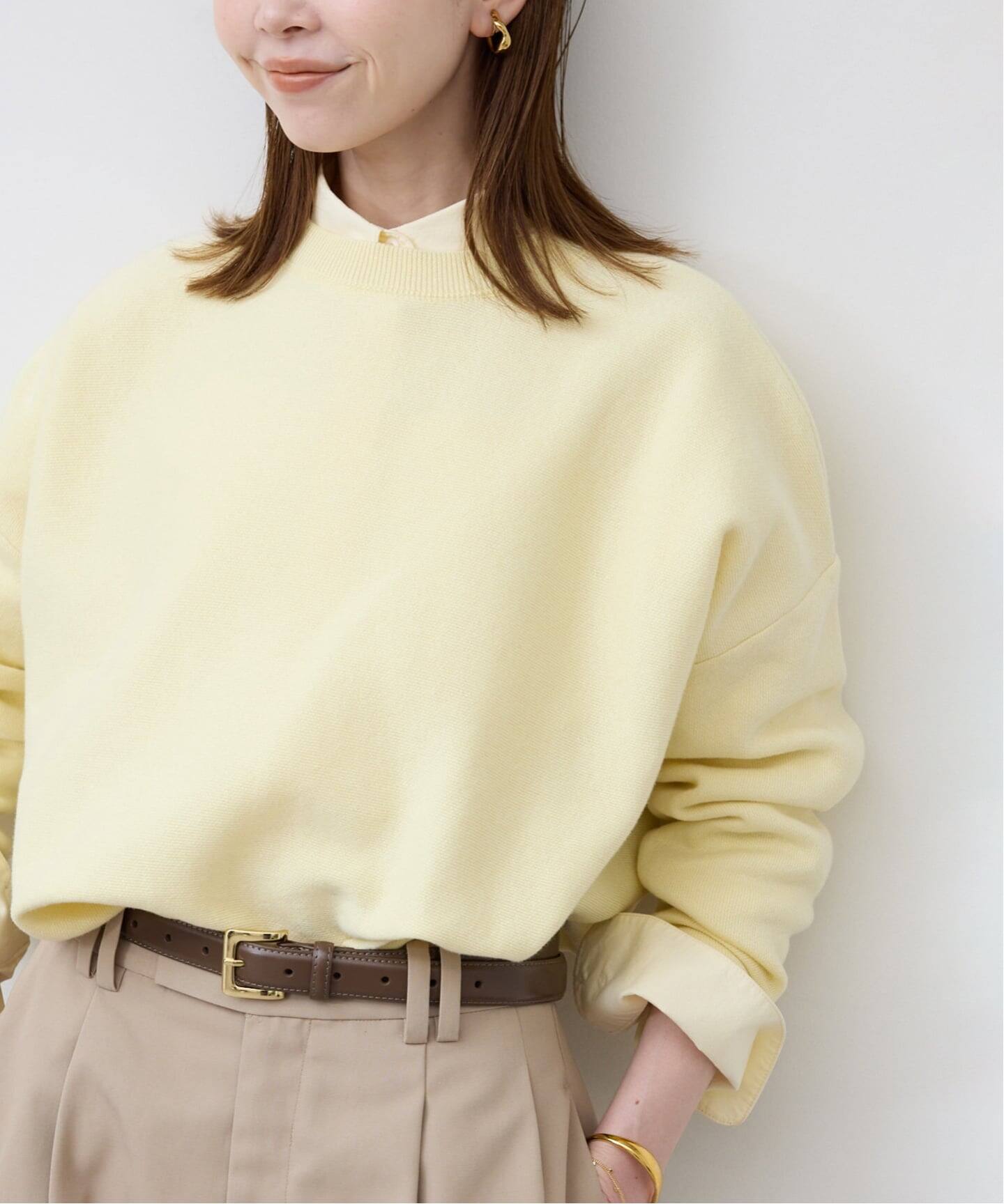 セットアップ対応可/追加》コットンダブルフェイスプルオーバー