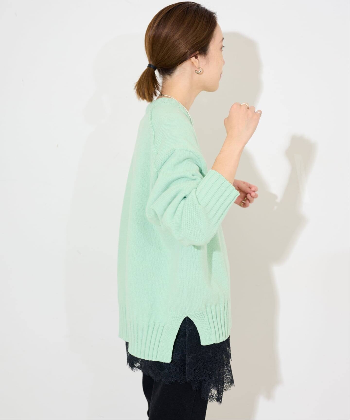 WEB限定/追加》バルキーコットンプルオーバー（ニット／セーター