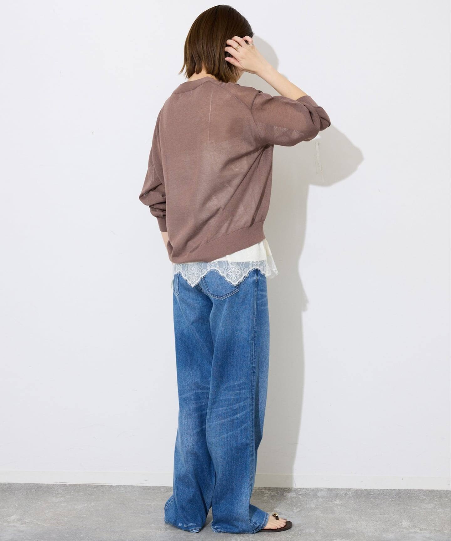 SLOBE IENA リネン混シアーカーディガン SLOBE IENA｜《追加》リネン混シアーカーディガン | Rakuten Fashion