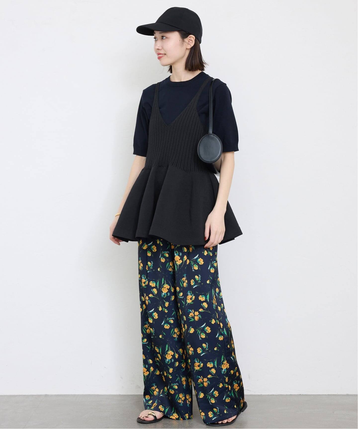 WEB限定/追加予約》ペプラムビスチェ（ニット／セーター）｜SLOBE IENA