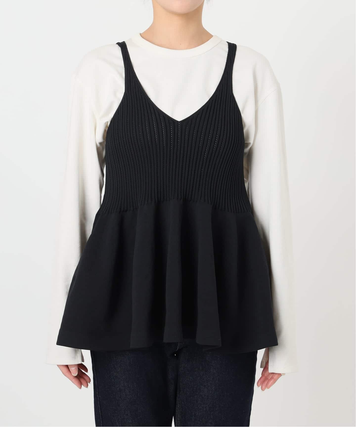 SLOBE IENA ペプラムビスチェ SLOBE IENA｜《WEB限定/追加》ペプラムビスチェ | Rakuten Fashion