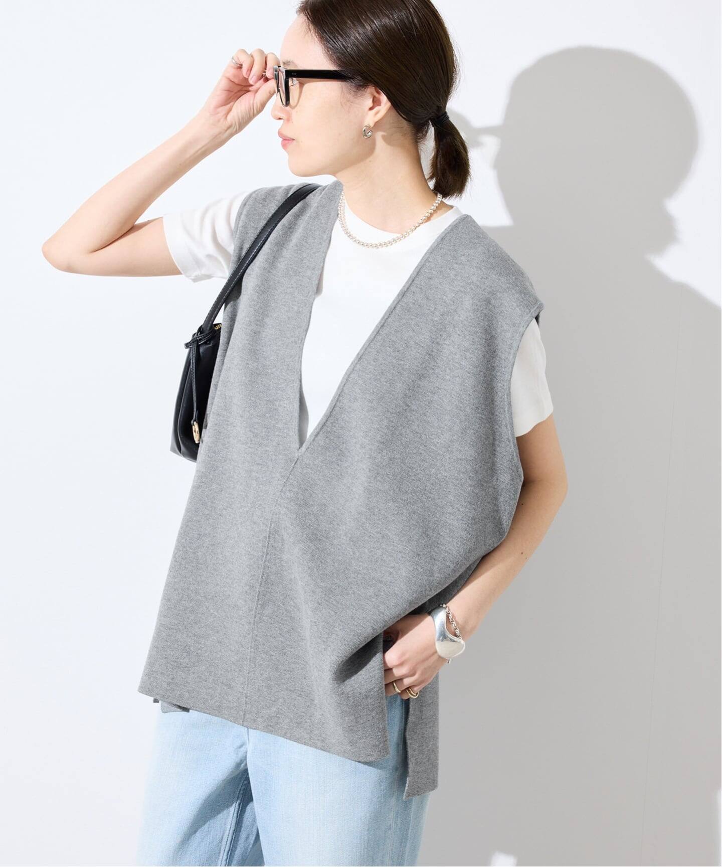 イエナ　ダブルフェイスデザインベスト IENA（イエナ）の「ダブルフェイスデザインベスト◇（ベスト）」 - WEAR