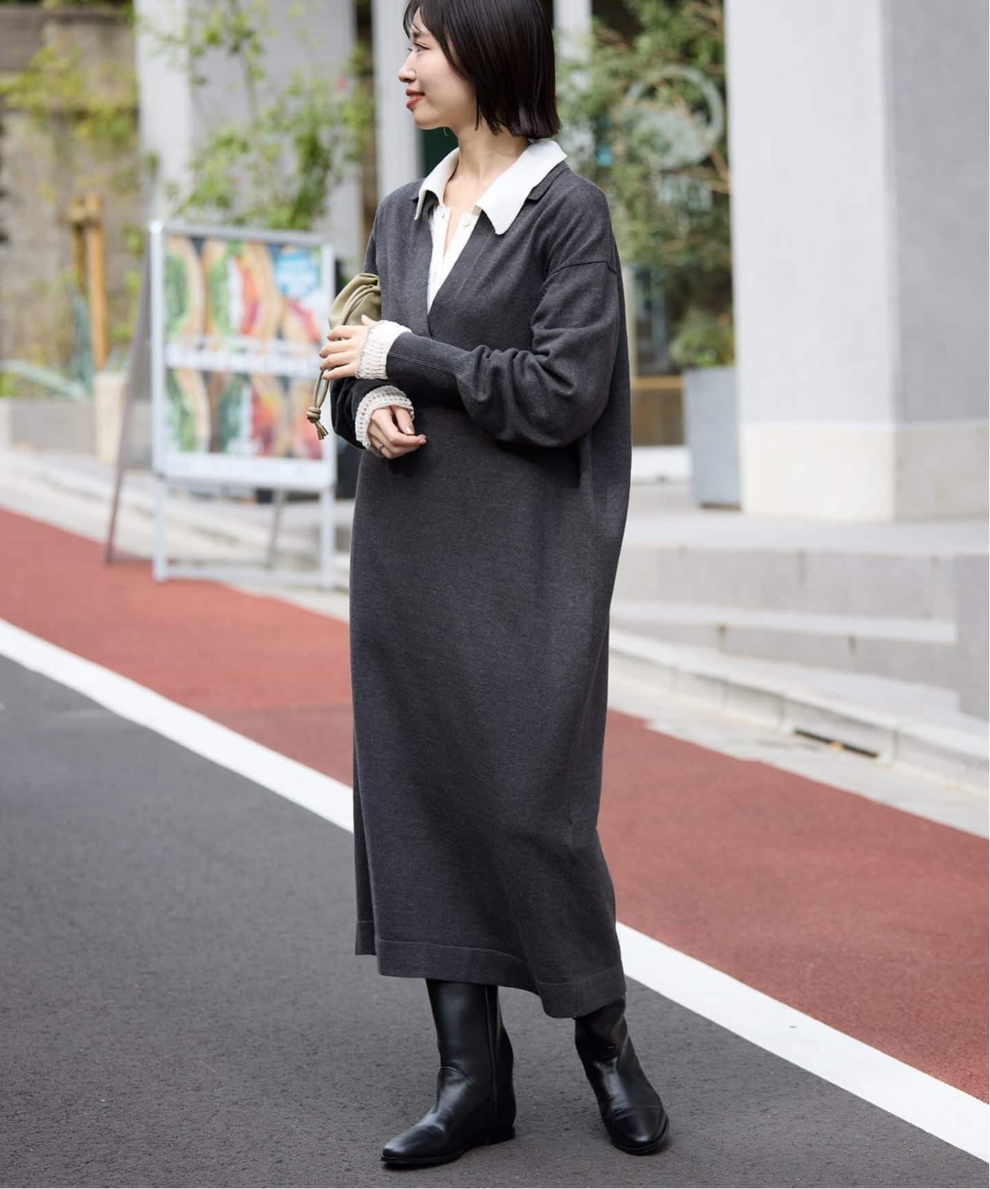 予約》レーシーニットシャツ（ニット／セーター）｜SLOBE IENA