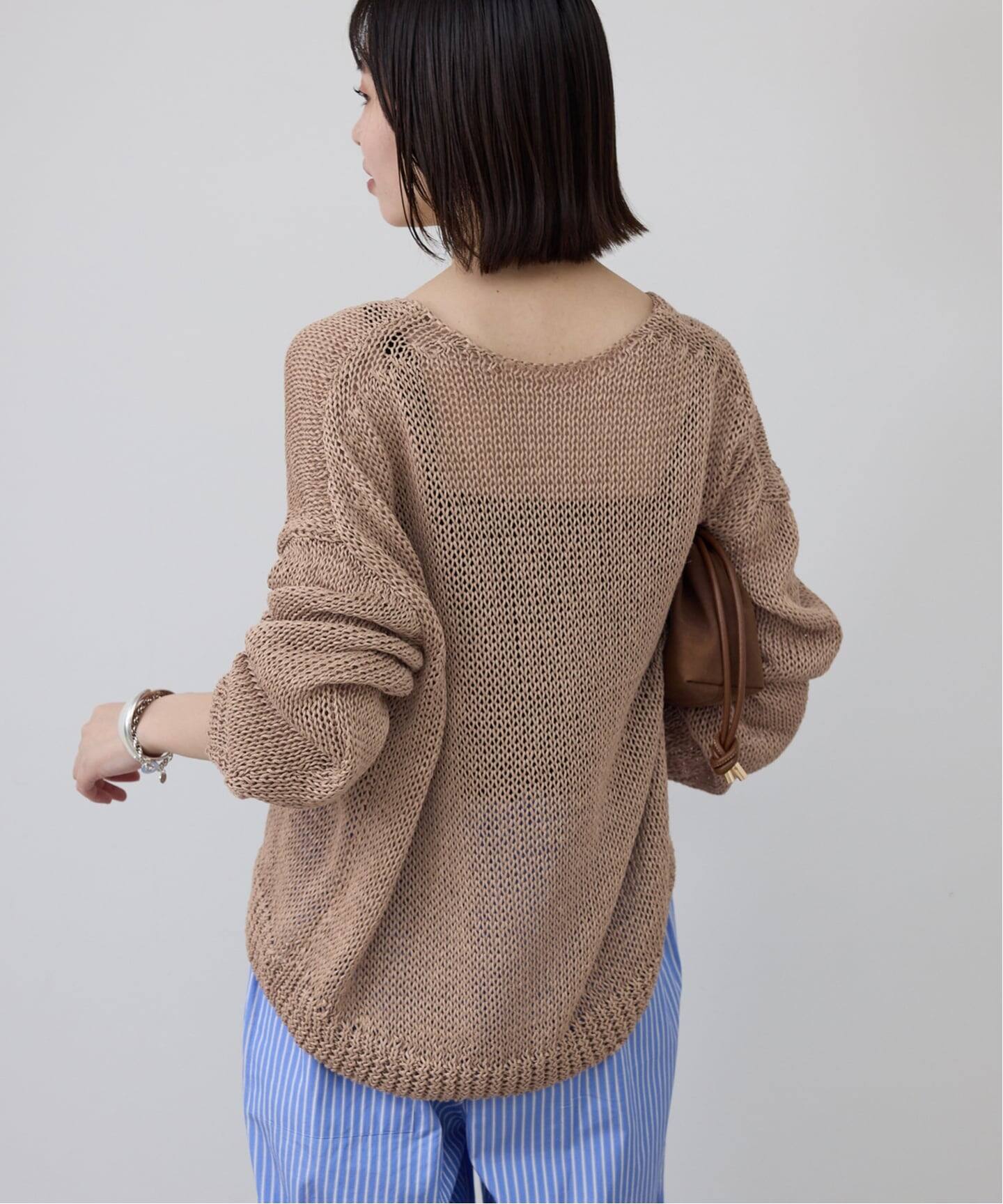 【SLOVE IENA】ギマヤーンVネックプルオーバー ギマヤーンVネックプルオーバー（ニット／セーター）｜SLOBE IENA